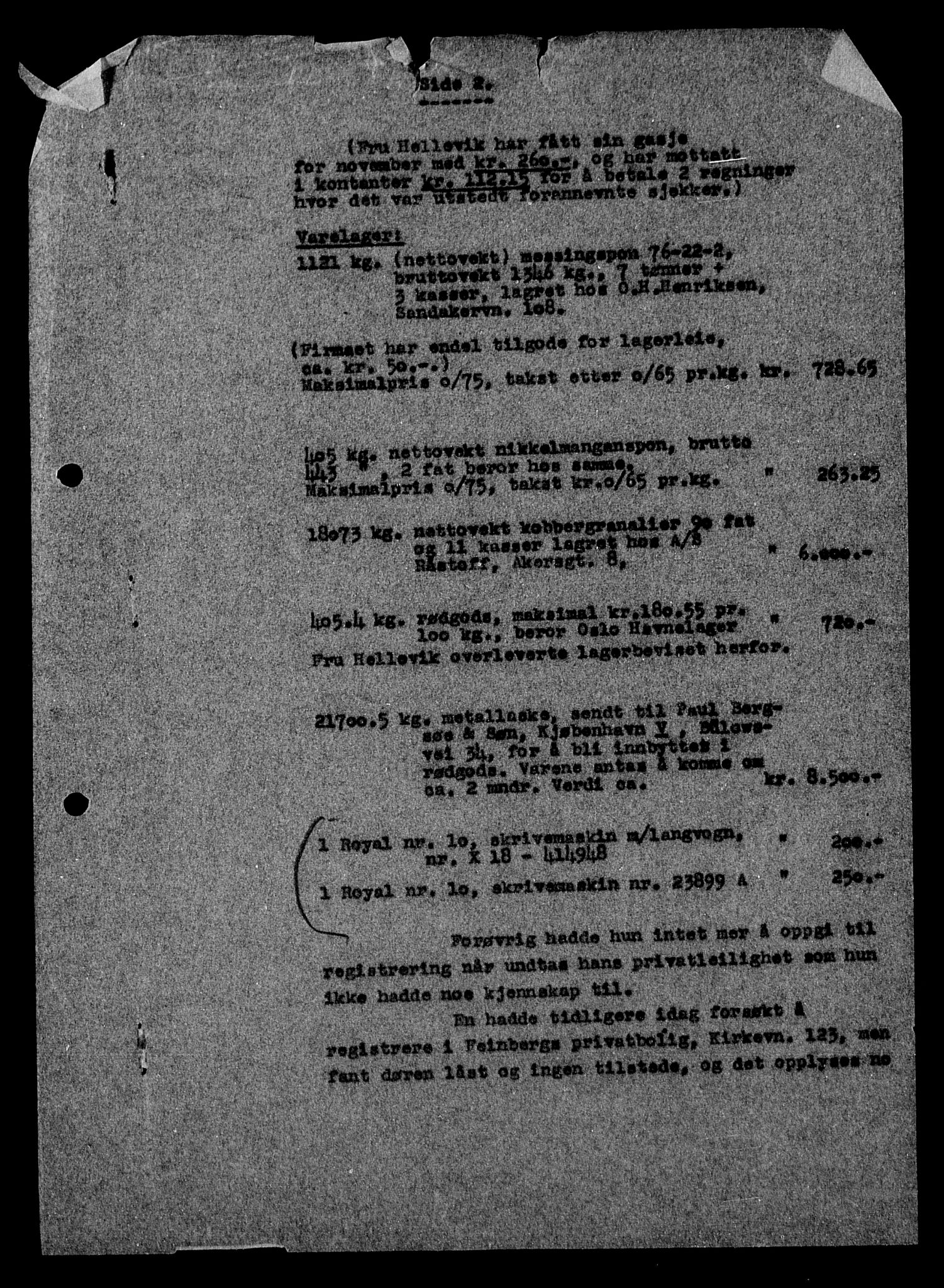 Justisdepartementet, Tilbakeføringskontoret for inndratte formuer, AV/RA-S-1564/H/Hc/Hcc/L0934: --, 1945-1947, p. 206