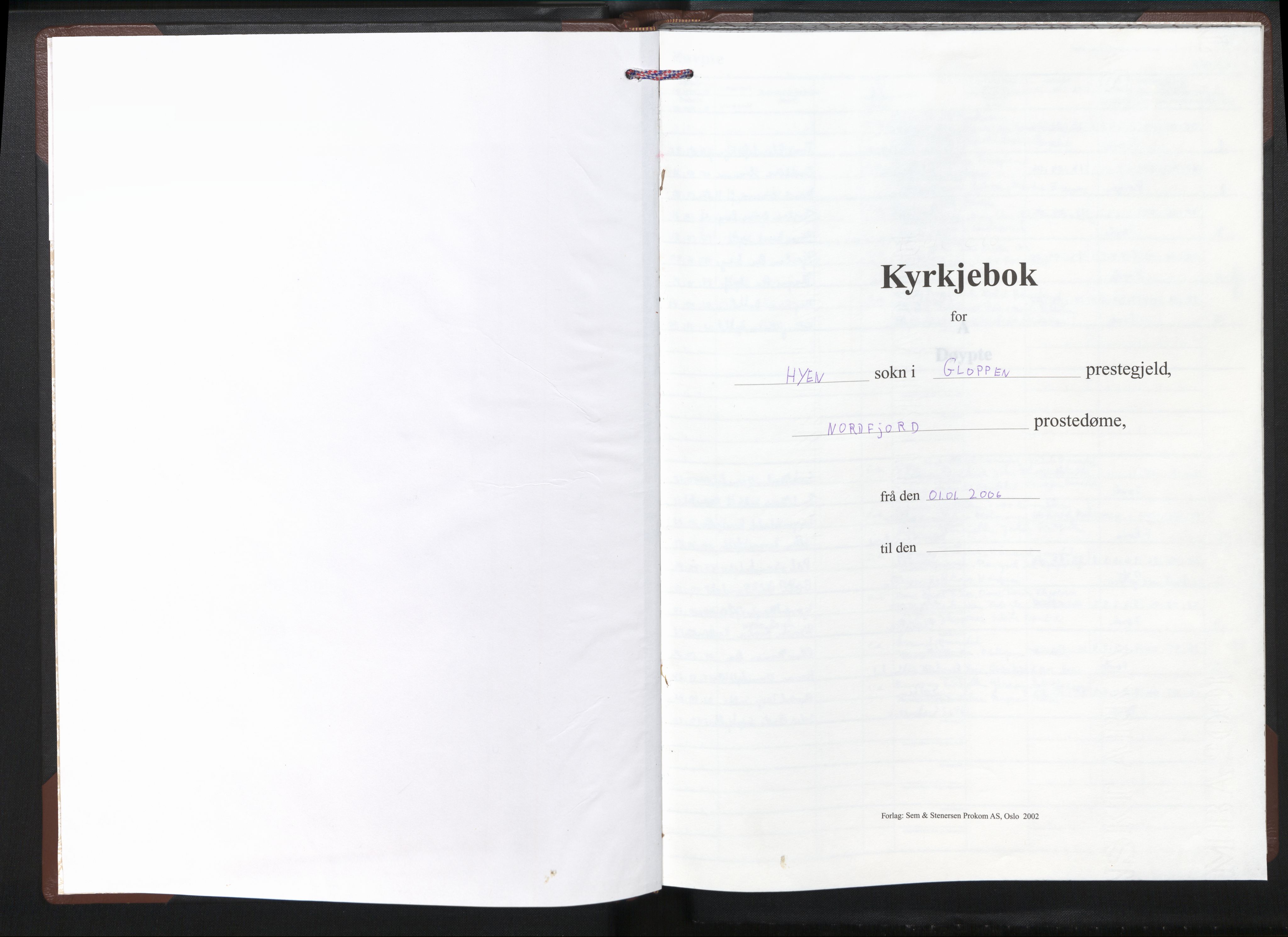 Gloppen sokneprestembete, AV/SAB-A-80101/H/Haa/Haae/L0006: Parish register (official) no. E 6, 2006-2013