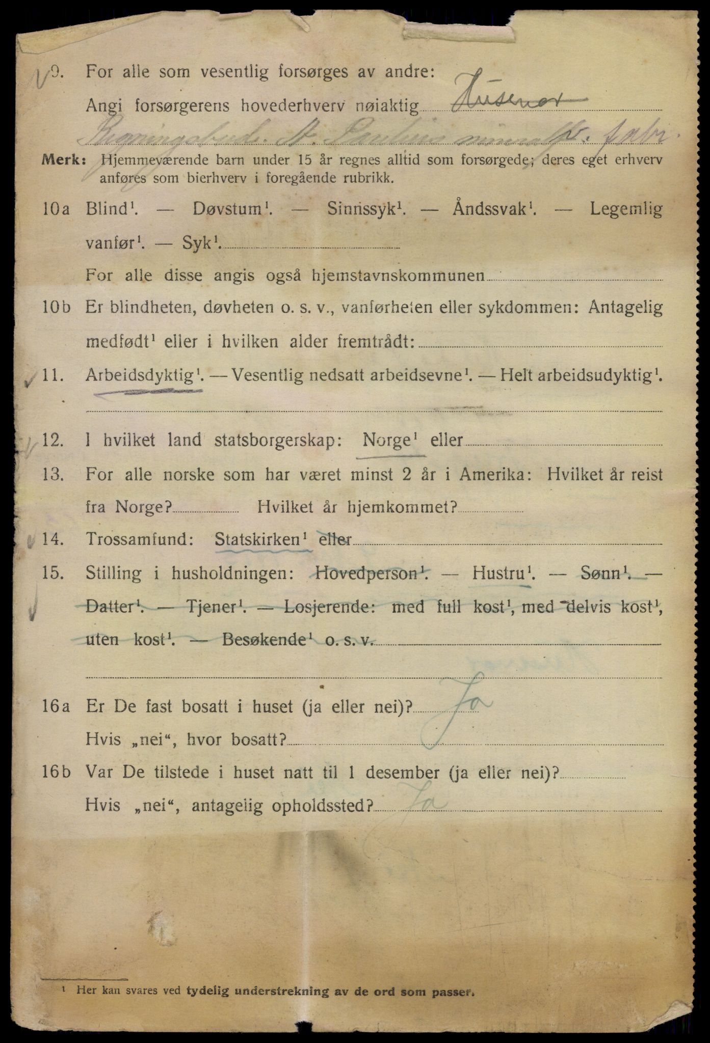 SAO, 1920 census for Kristiania, 1920, p. 460258