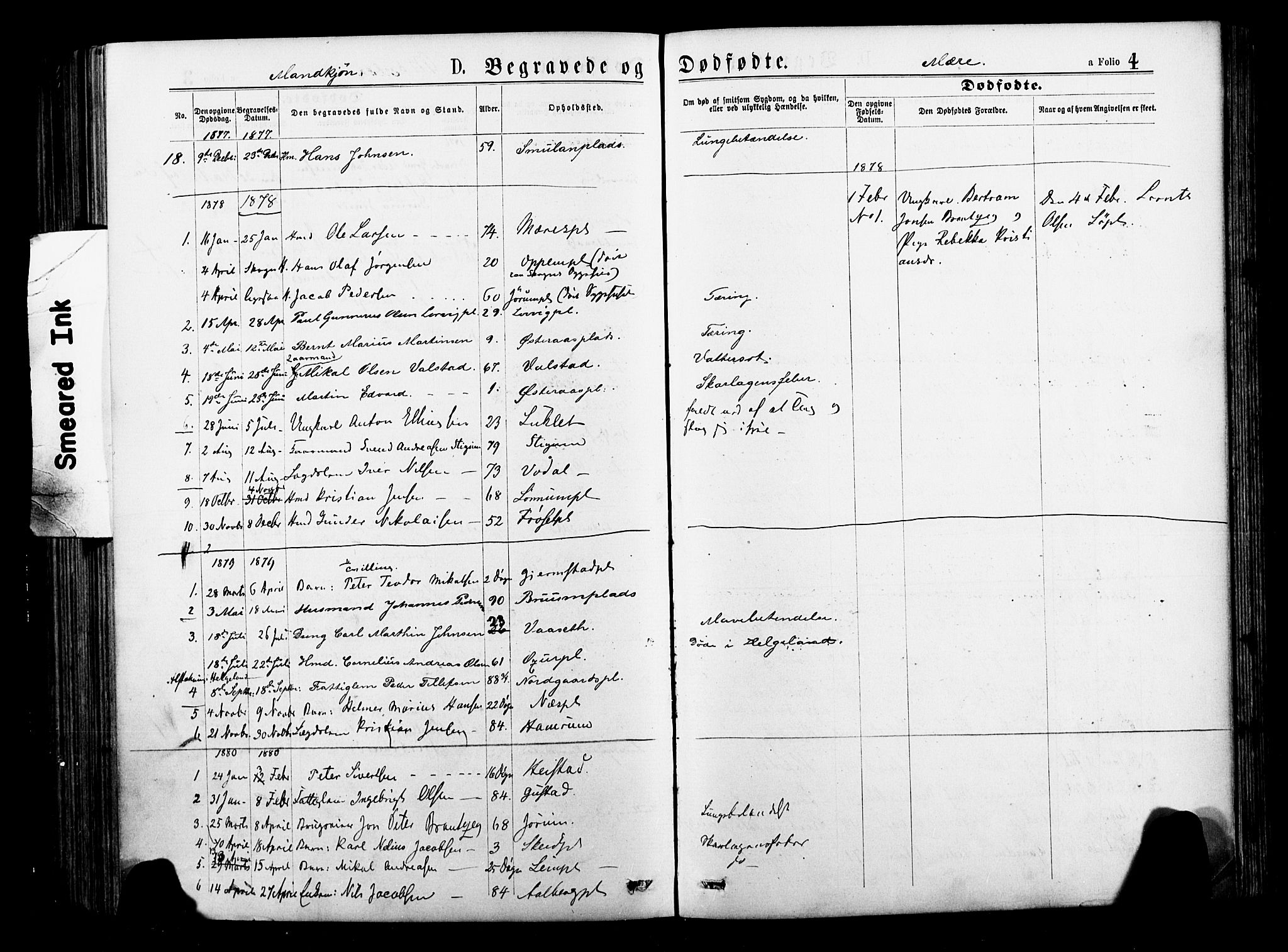 Ministerialprotokoller, klokkerbøker og fødselsregistre - Nord-Trøndelag, SAT/A-1458/735/L0348: Parish register (official) no. 735A09 /1, 1873-1883, p. 4