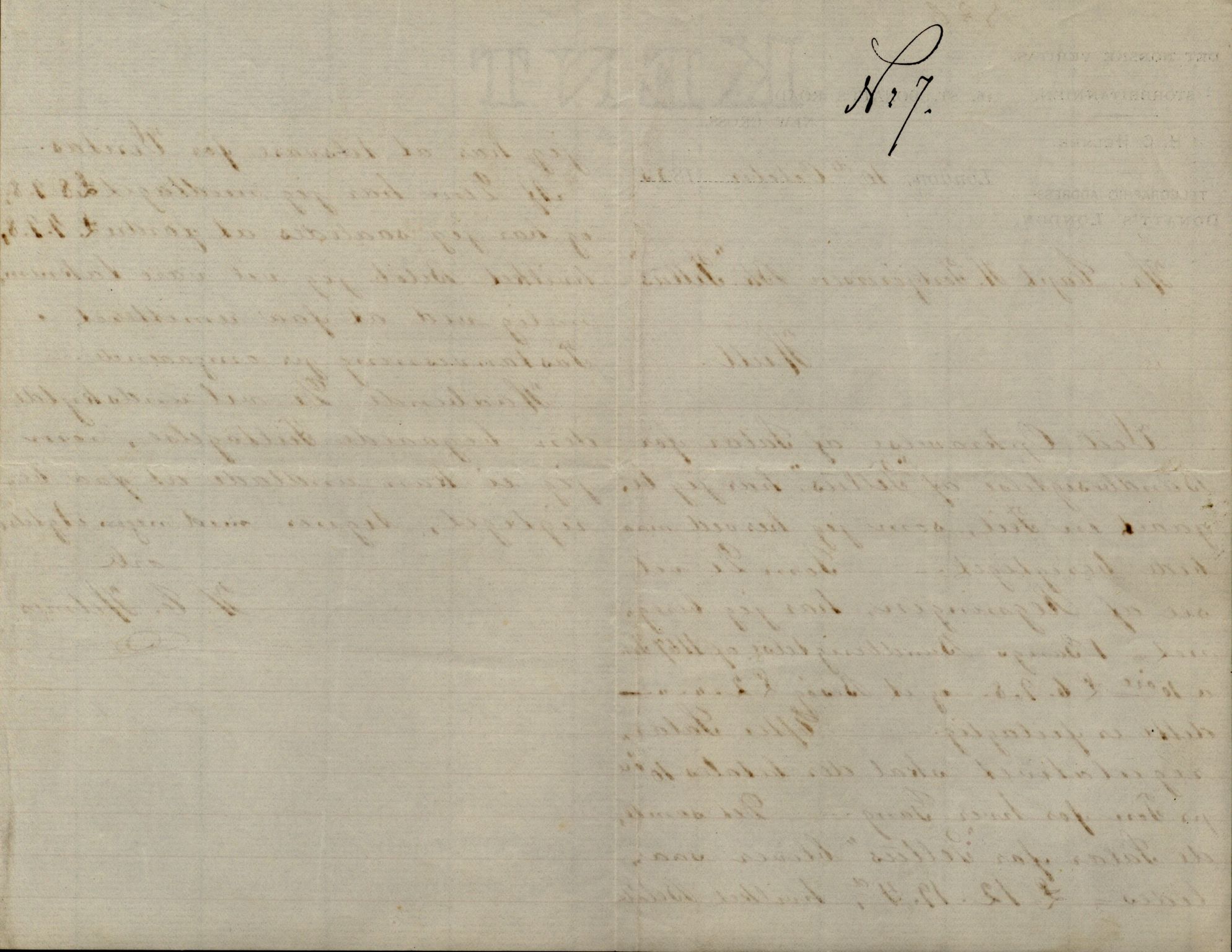 Pa 63 - Østlandske skibsassuranceforening, VEMU/A-1079/G/Ga/L0020/0001: Havaridokumenter / Tellus, Telanak, Wilhelmine, 1887, p. 58