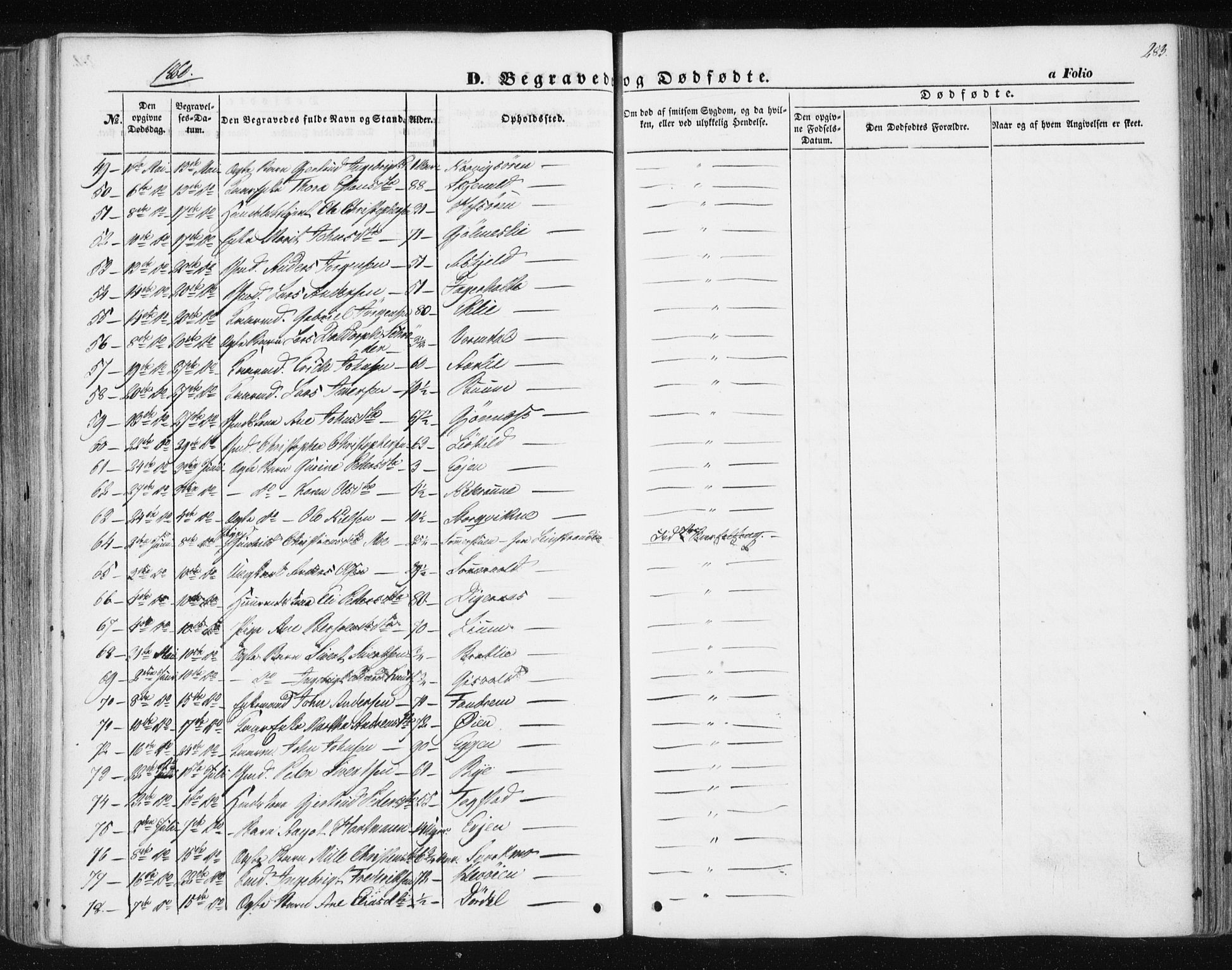 Ministerialprotokoller, klokkerbøker og fødselsregistre - Sør-Trøndelag, AV/SAT-A-1456/668/L0806: Parish register (official) no. 668A06, 1854-1869, p. 283