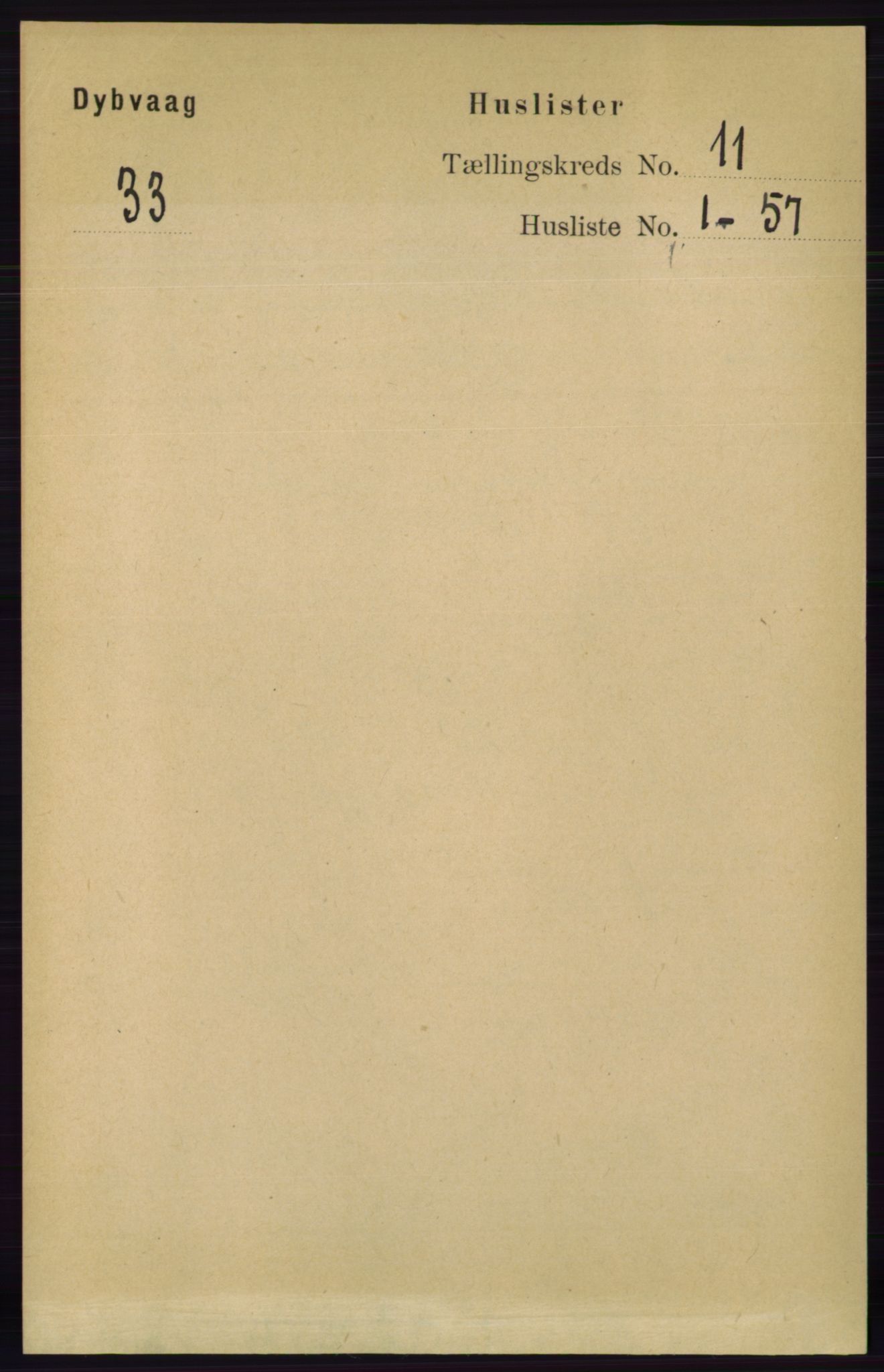 RA, 1891 census for 0915 Dypvåg, 1891, p. 4242