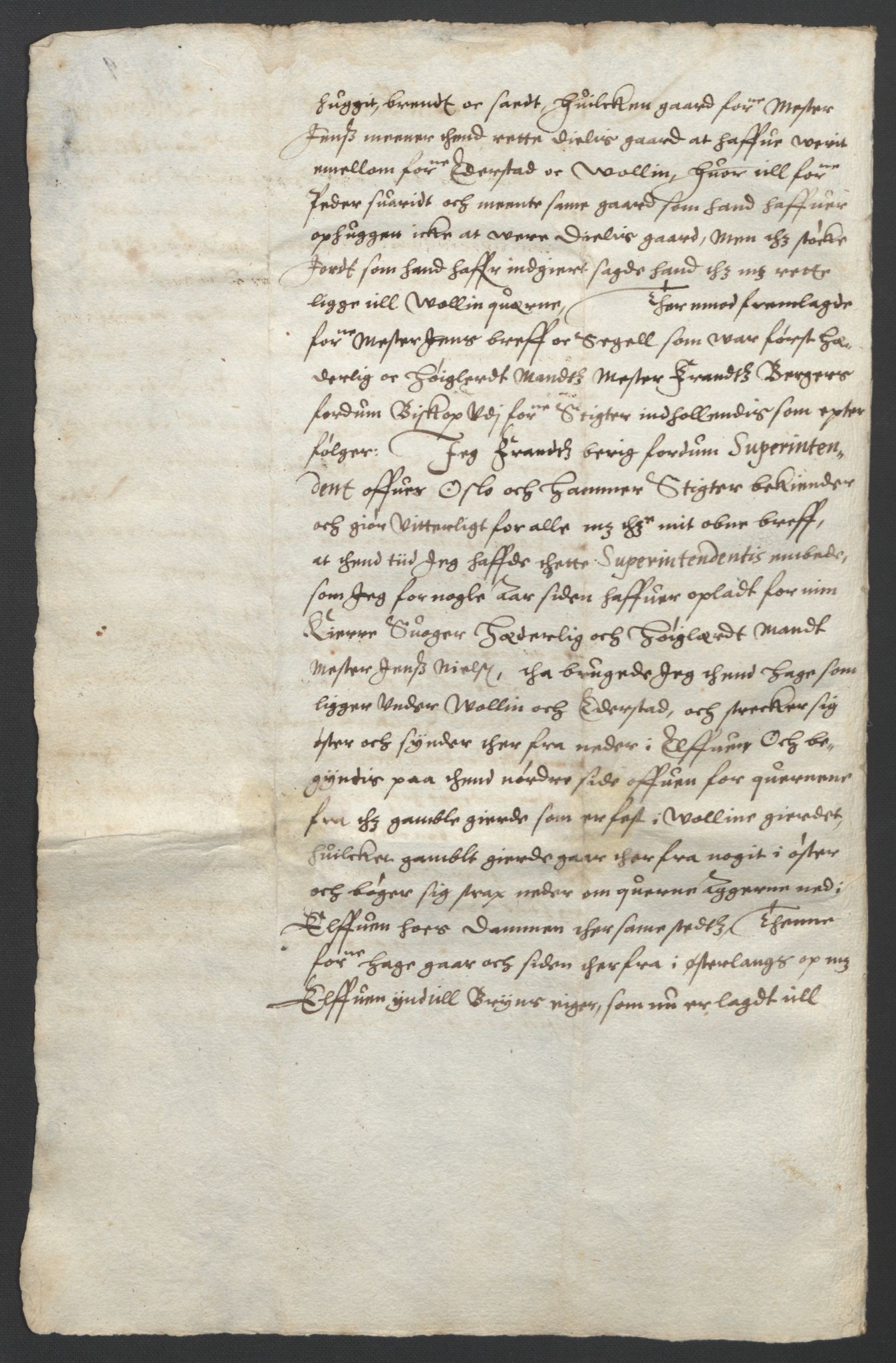 Oslo stiftsdireksjon, SAO/A-11085/G/Gb/L0001: Bispestolens dokumenter, 1584-1612, p. 41