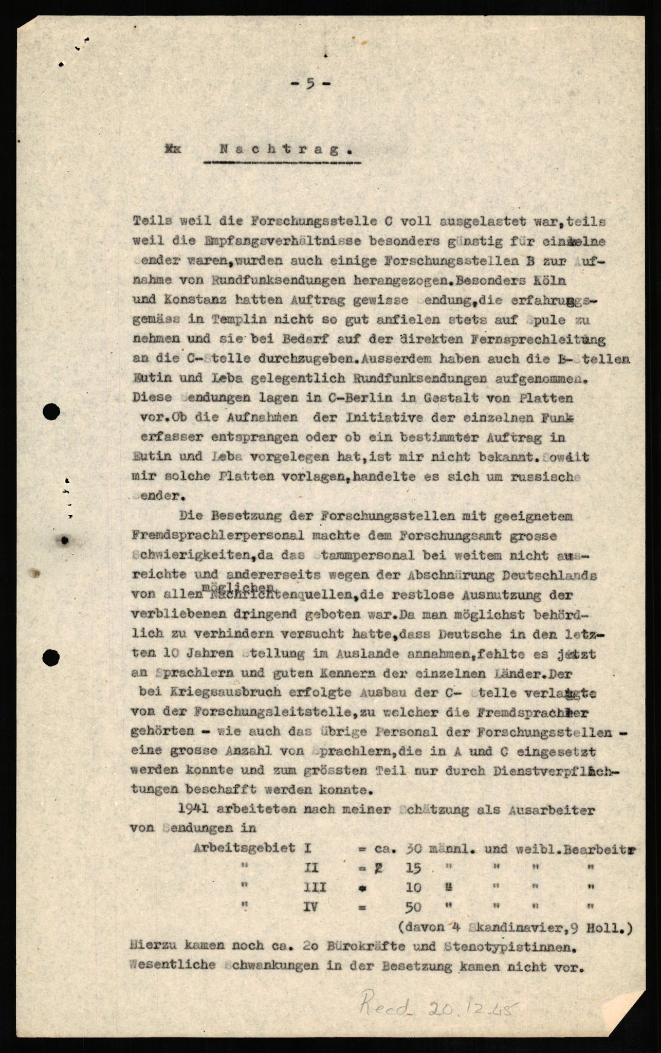 Forsvaret, Forsvarets overkommando II, RA/RAFA-3915/D/Db/L0011: CI Questionaires. Tyske okkupasjonsstyrker i Norge. Tyskere., 1945-1946, p. 294