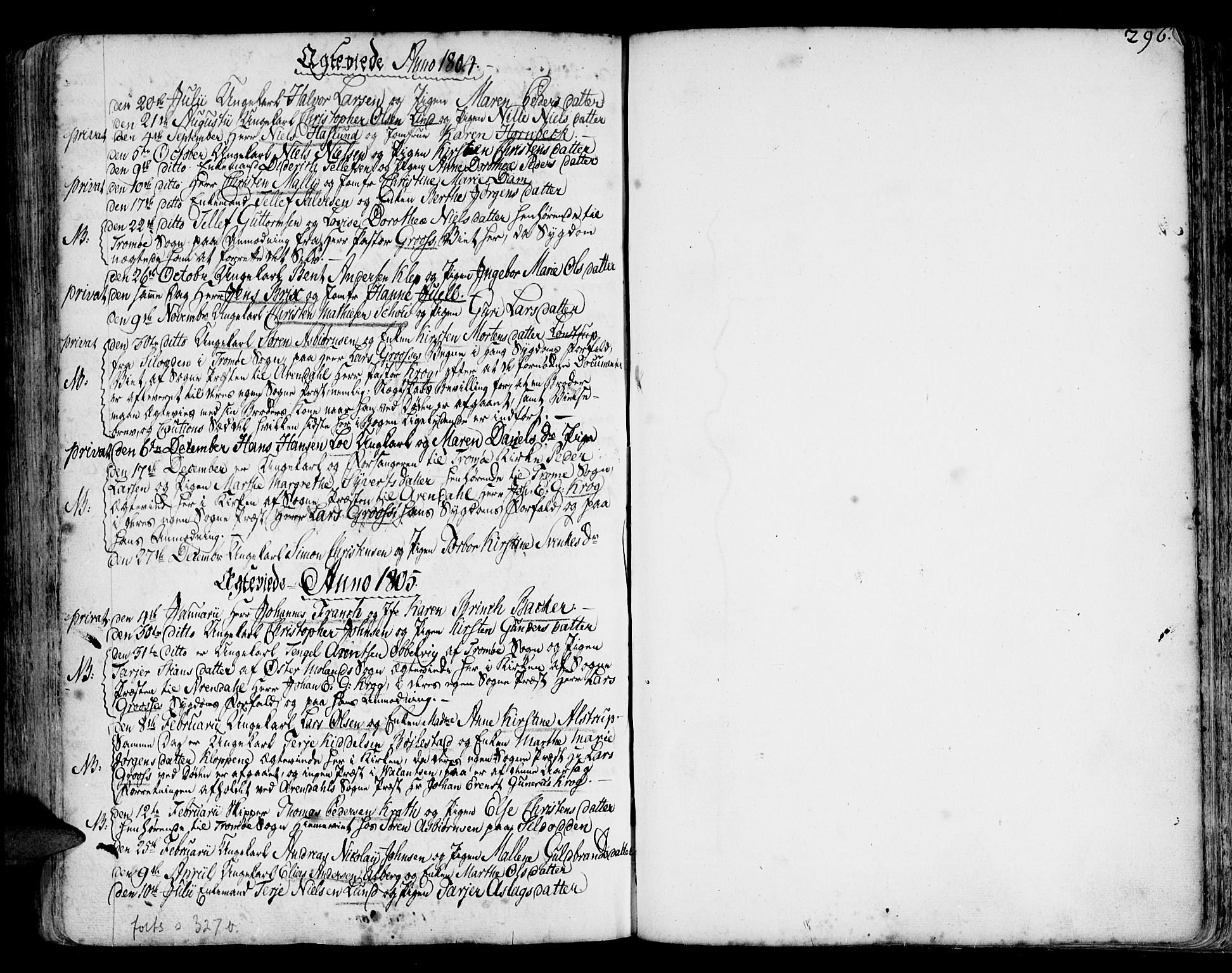 Arendal sokneprestkontor, Trefoldighet, SAK/1111-0040/F/Fa/L0001: Parish register (official) no. A 1, 1703-1815, p. 372