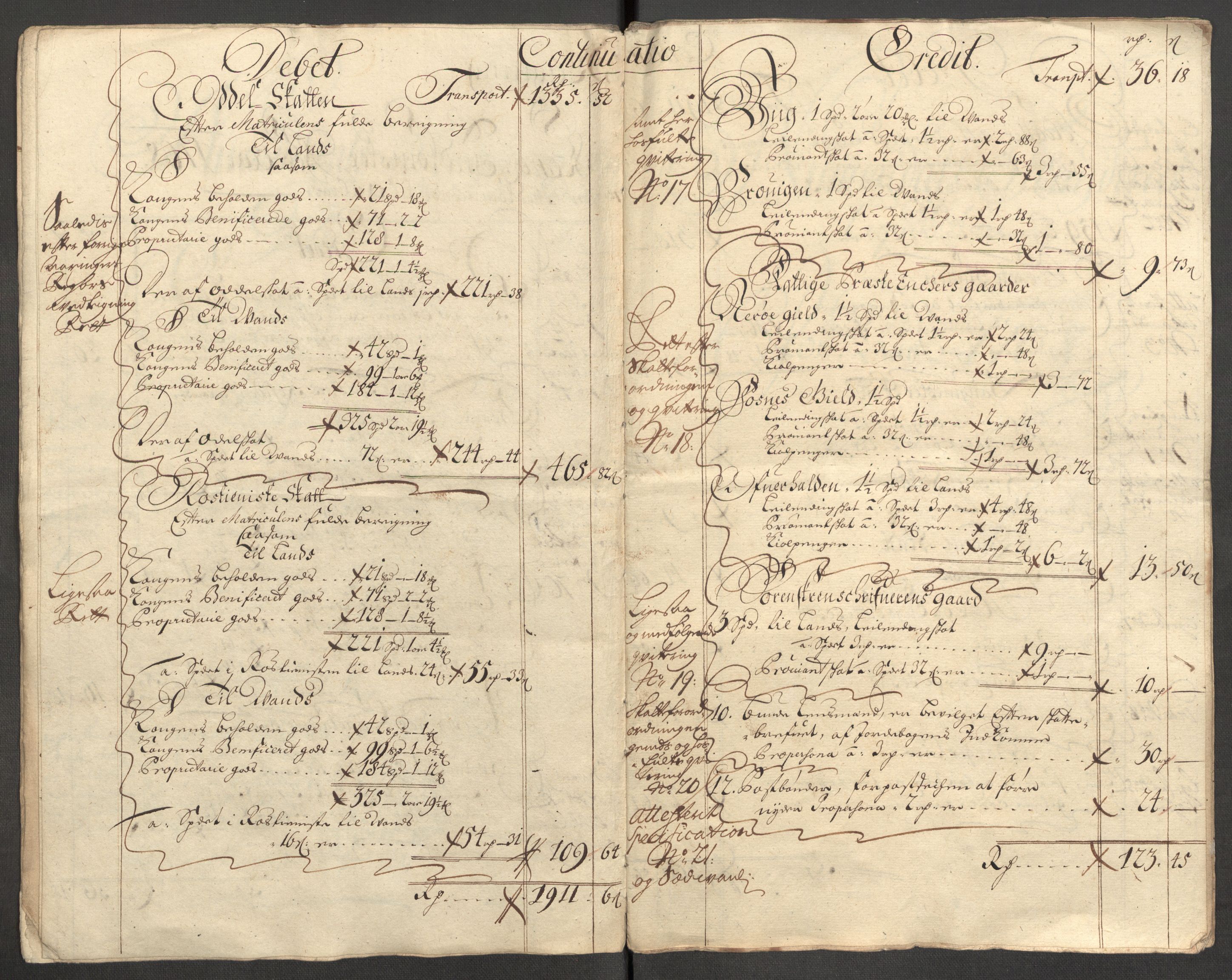 Rentekammeret inntil 1814, Reviderte regnskaper, Fogderegnskap, AV/RA-EA-4092/R64/L4430: Fogderegnskap Namdal, 1707-1708, p. 229