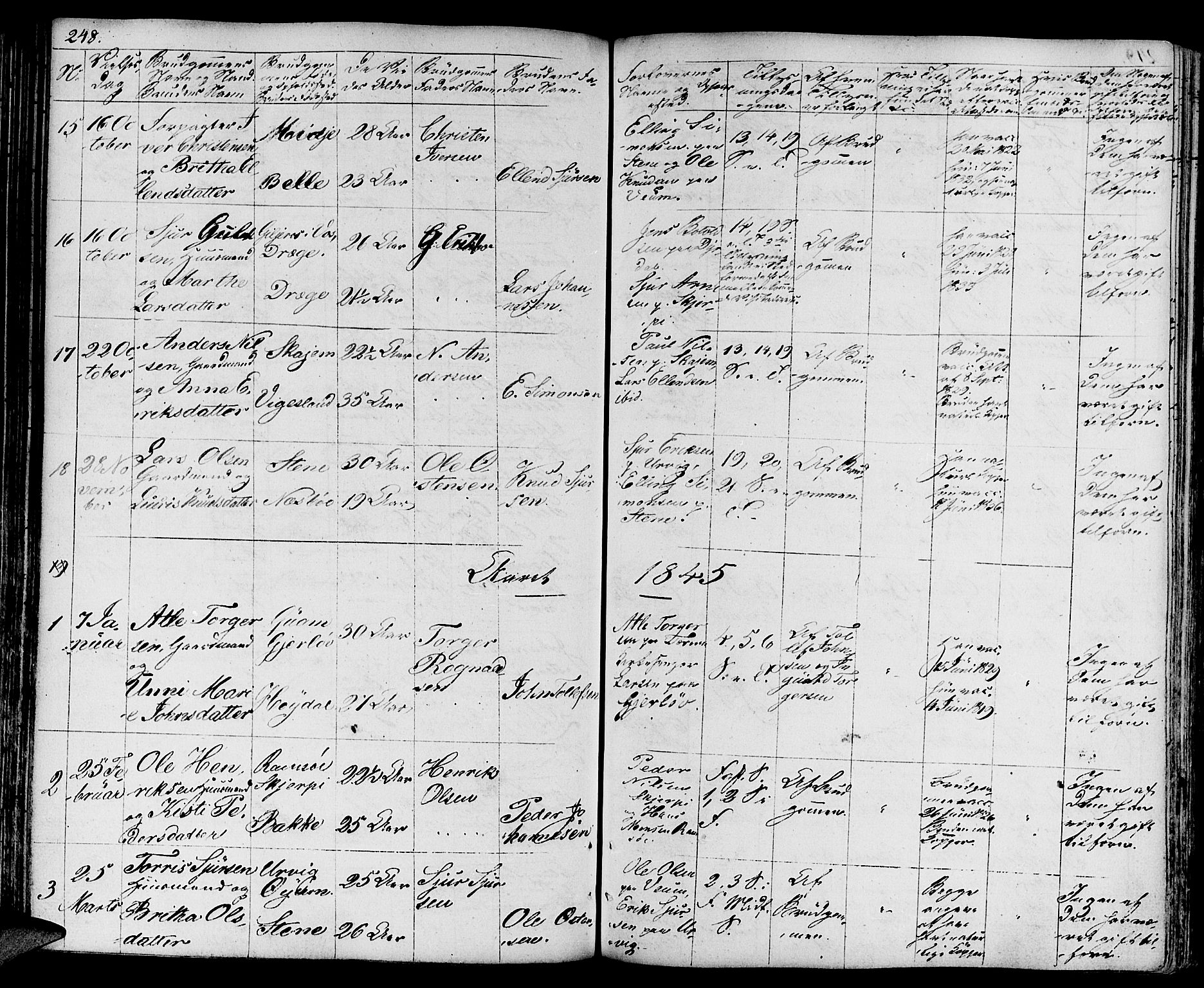 Aurland sokneprestembete, SAB/A-99937/H/Ha/Haa/L0006: Parish register (official) no. A 6, 1821-1859, p. 248