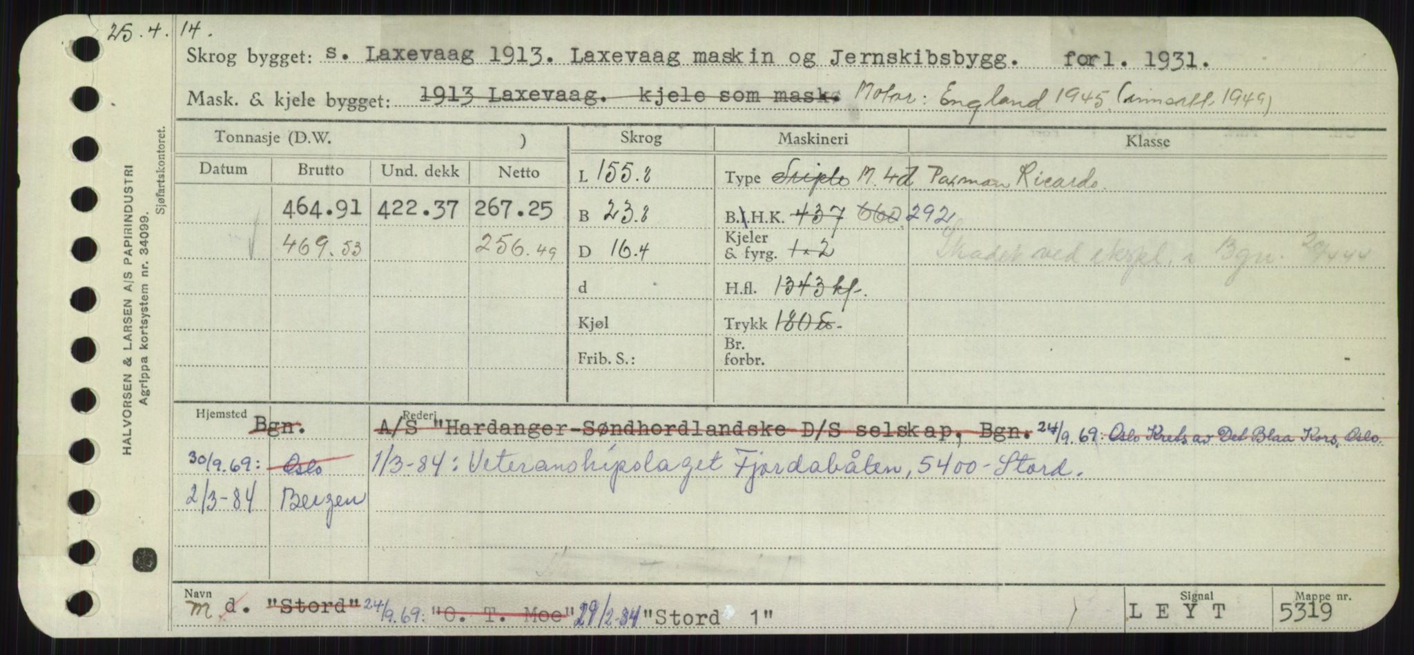 Sjøfartsdirektoratet med forløpere, Skipsmålingen, RA/S-1627/H/Ha/L0005/0002: Fartøy, S-Sven / Fartøy, Skjo-Sven, p. 543