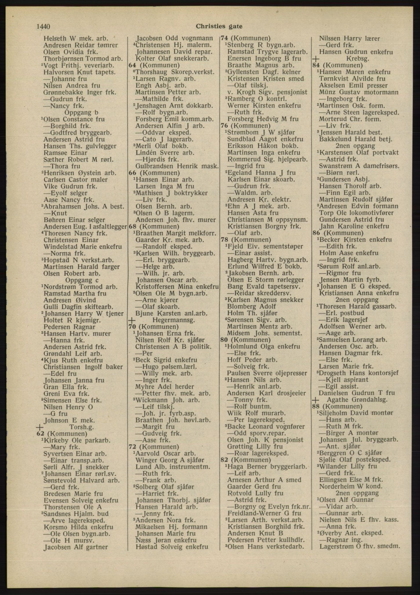 Kristiania/Oslo adressebok, PUBL/-, 1945, p. 1358