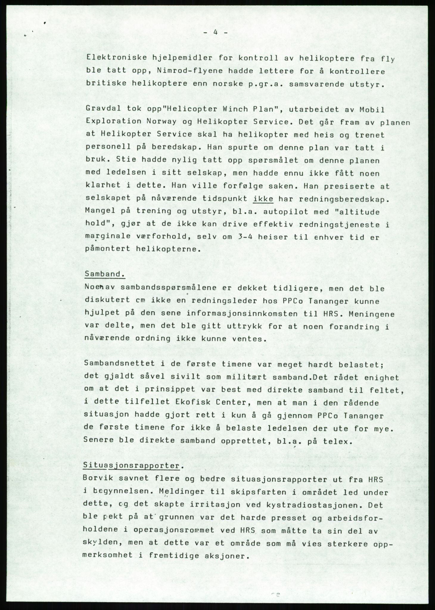 Justisdepartementet, Granskningskommisjonen ved Alexander Kielland-ulykken 27.3.1980, AV/RA-S-1165/D/L0017: P Hjelpefartøy (Doku.liste + P1-P6 av 6)/Q Hovedredningssentralen (Q0-Q27 av 27), 1980-1981, p. 566