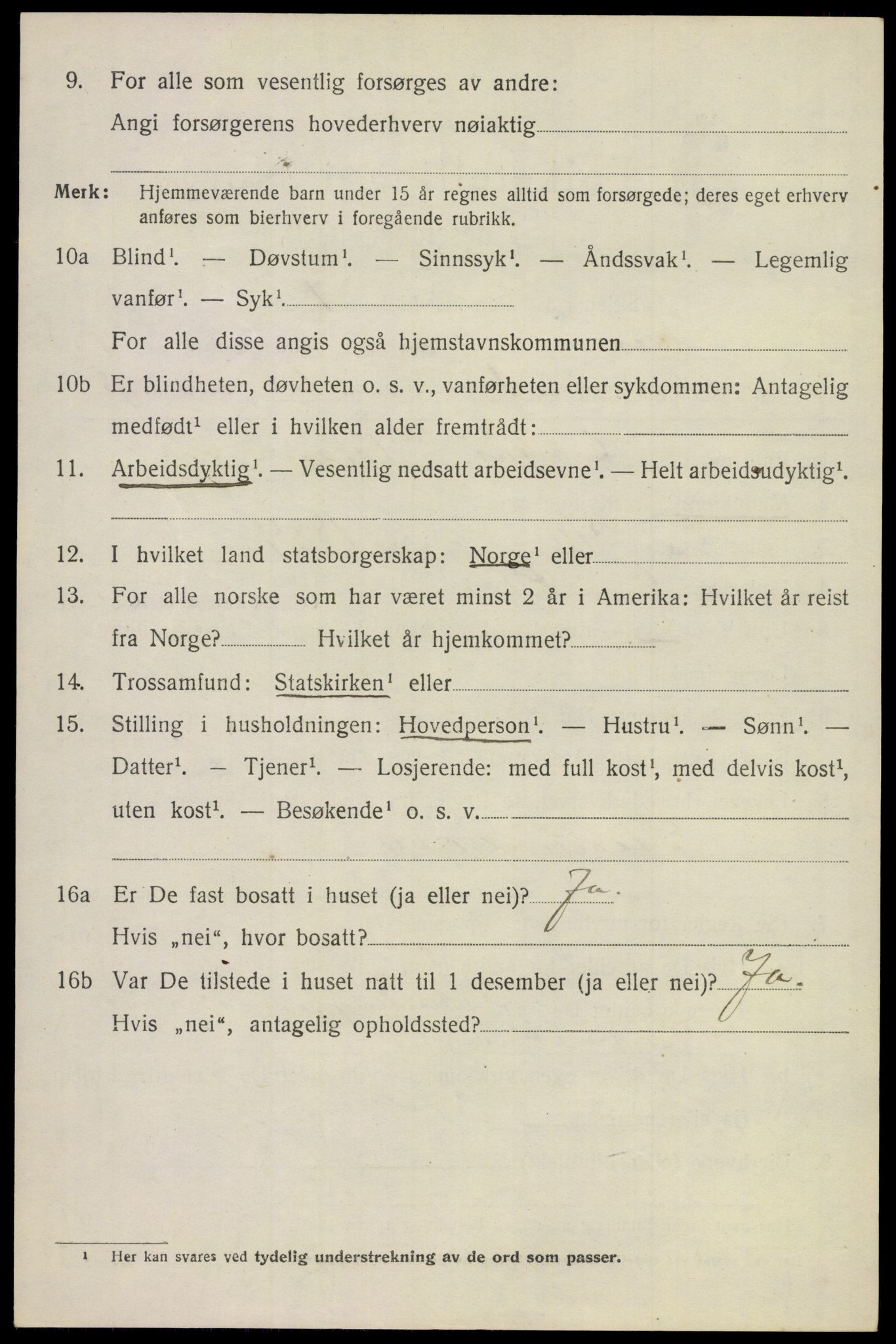 SAKO, 1920 census for Lier, 1920, p. 13707