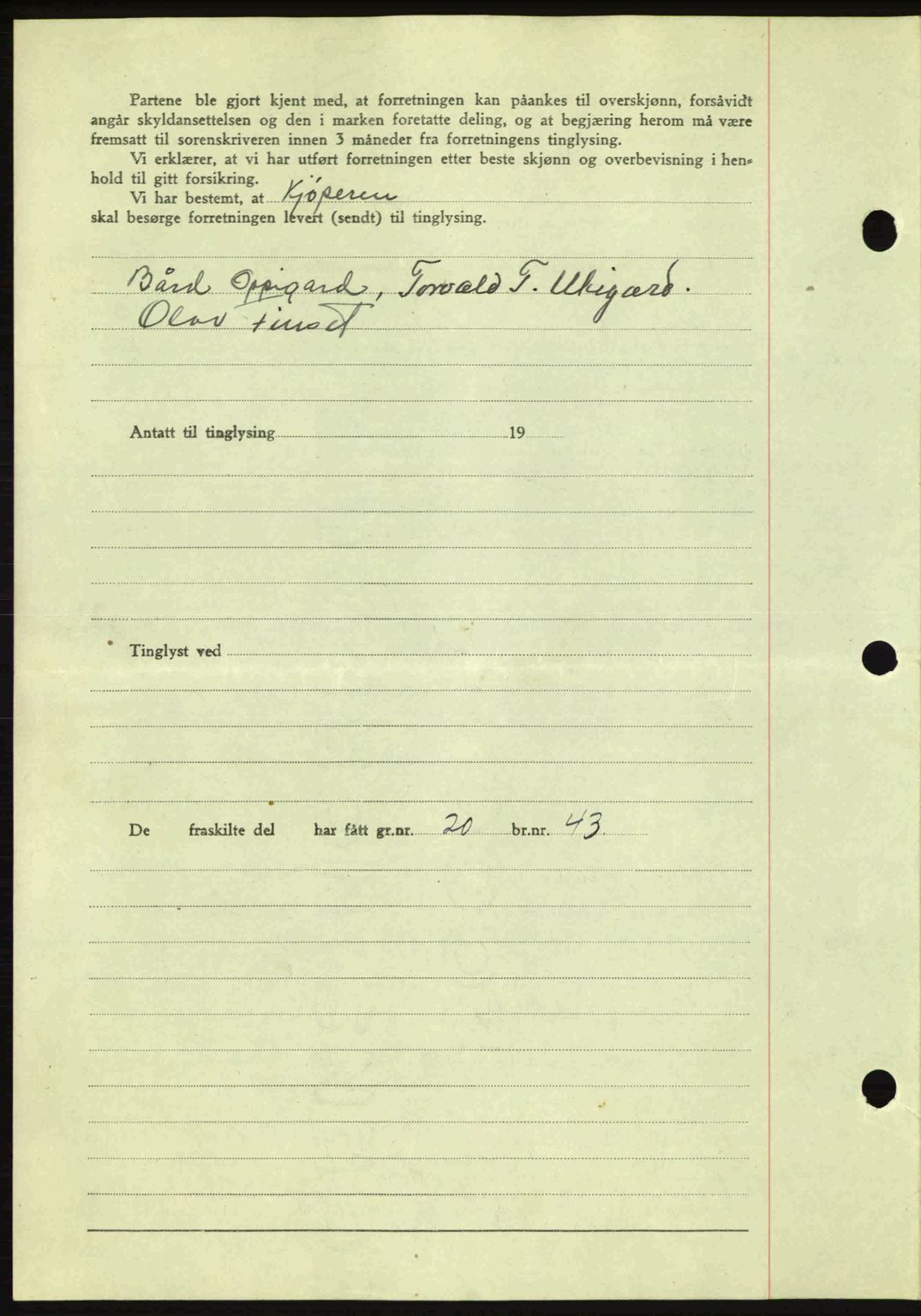 Romsdal sorenskriveri, AV/SAT-A-4149/1/2/2C: Mortgage book no. A17, 1944-1945, Diary no: : 386/1945