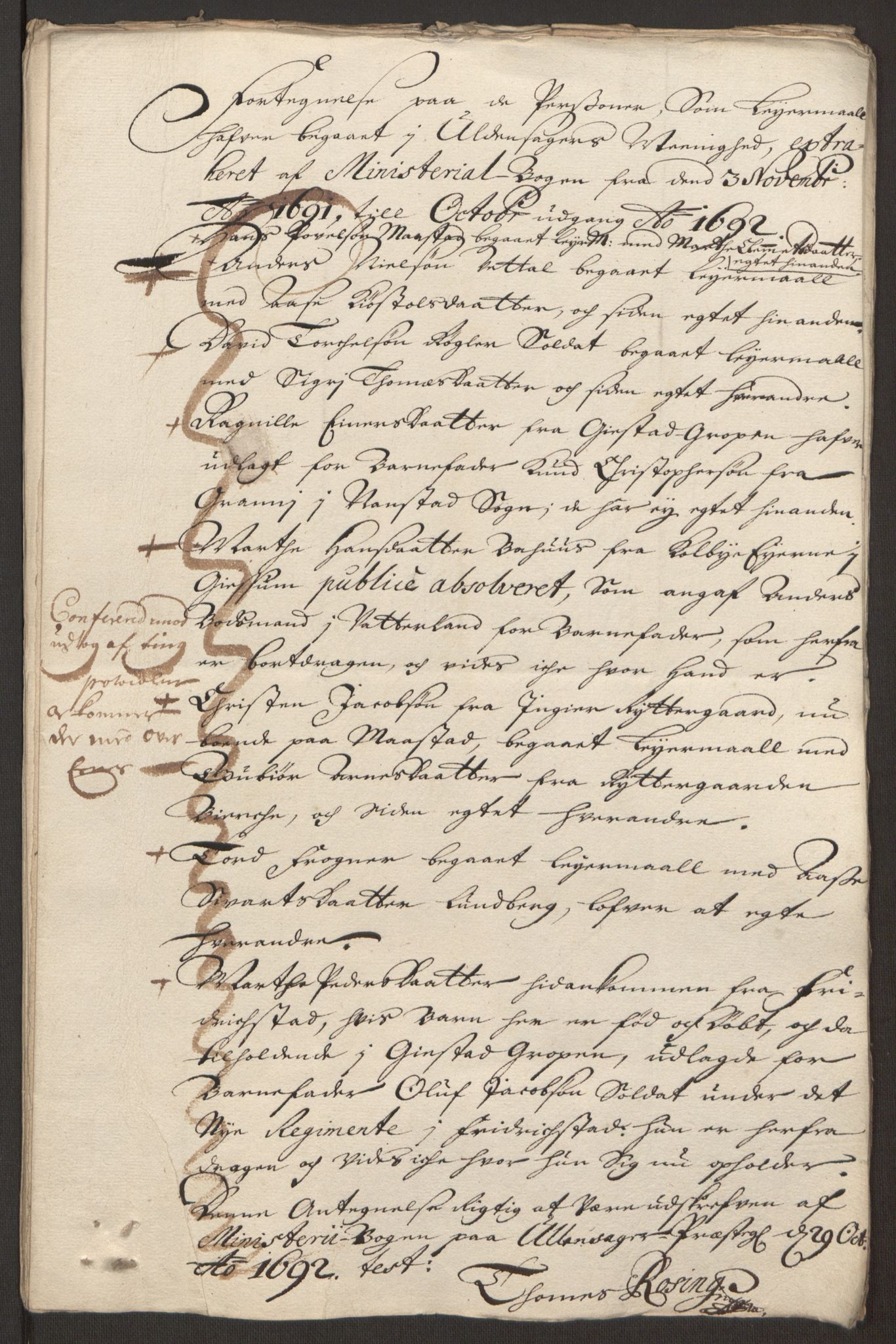 Rentekammeret inntil 1814, Reviderte regnskaper, Fogderegnskap, AV/RA-EA-4092/R12/L0704: Fogderegnskap Øvre Romerike, 1692, p. 56