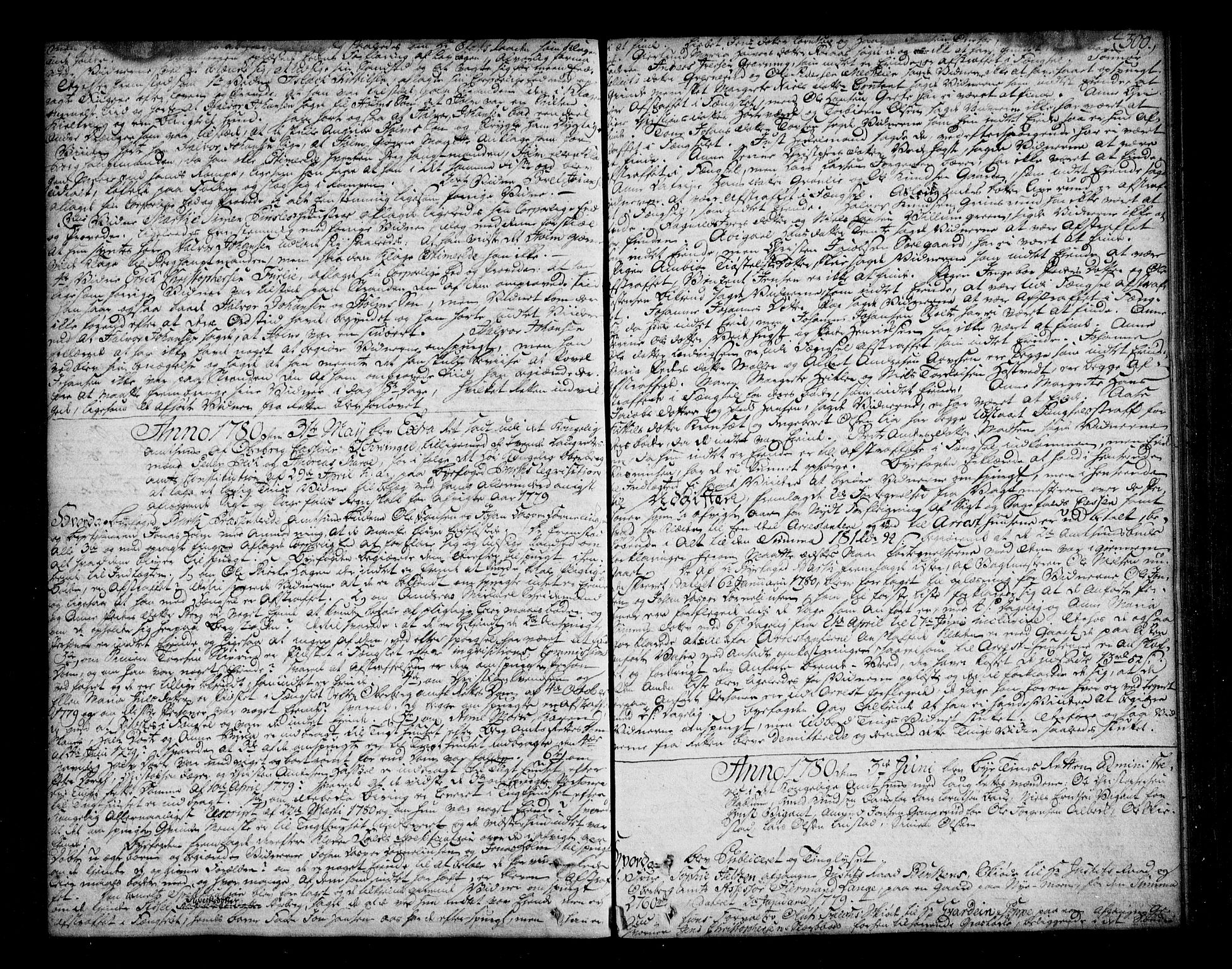 Kongsberg byfogd, SAKO/A-84/F/Fa/L0012: Tingbok, 1776-1784, p. 300