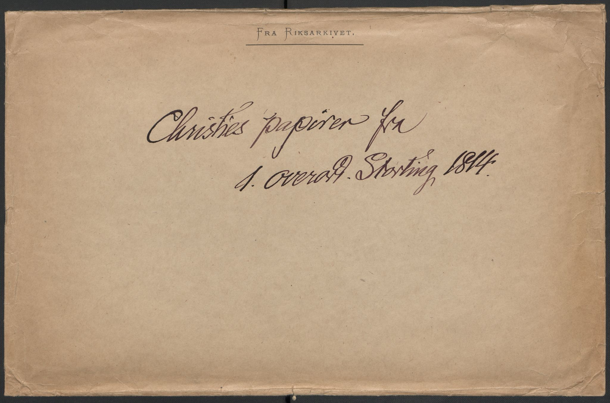 Christie, Wilhelm Frimann Koren, RA/PA-0014/F/L0004: Christies dokumenter fra 1814, 1814, p. 198