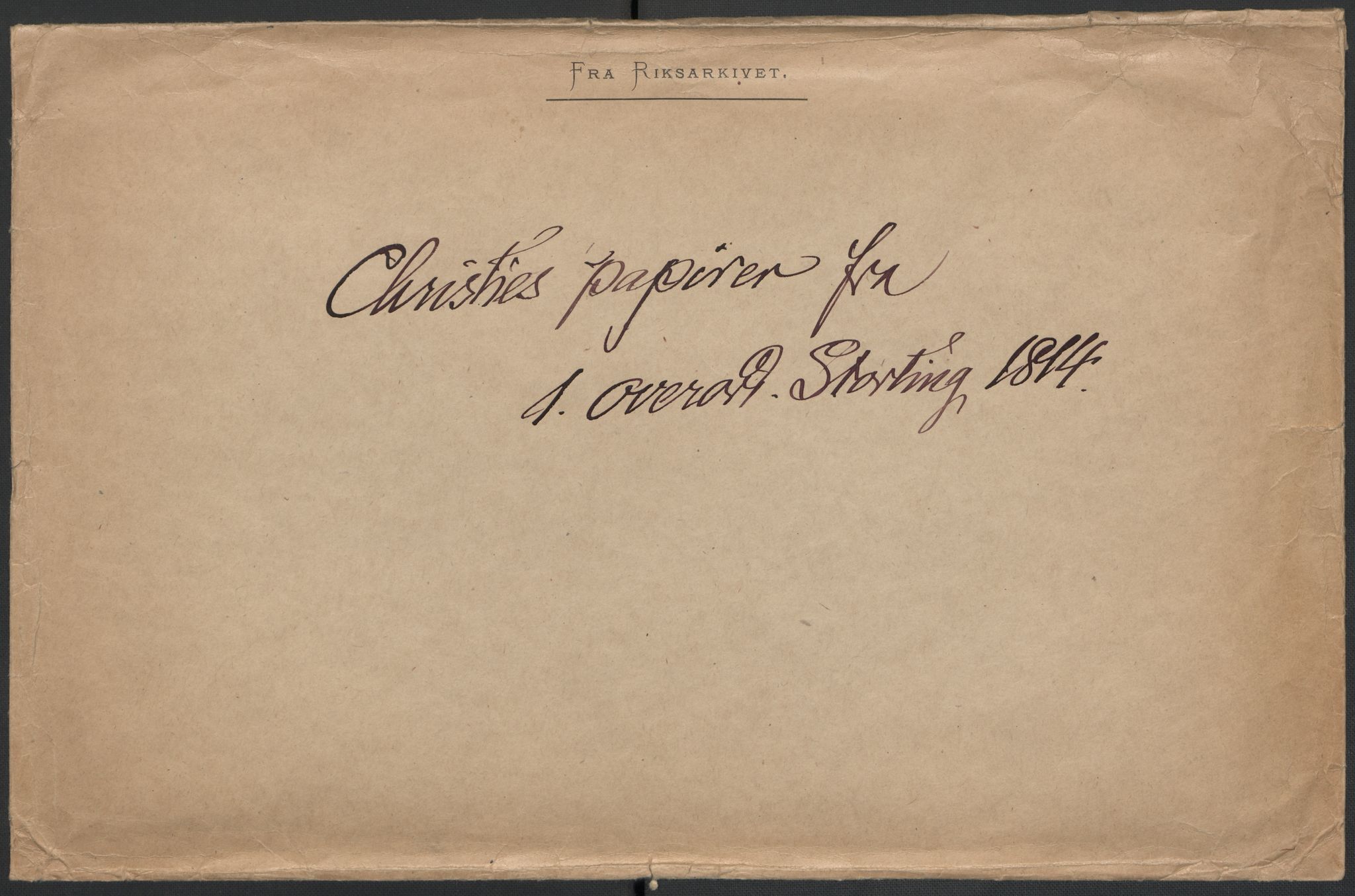 Christie, Wilhelm Frimann Koren, AV/RA-PA-0014/F/L0004: Christies dokumenter fra 1814, 1814, p. 198