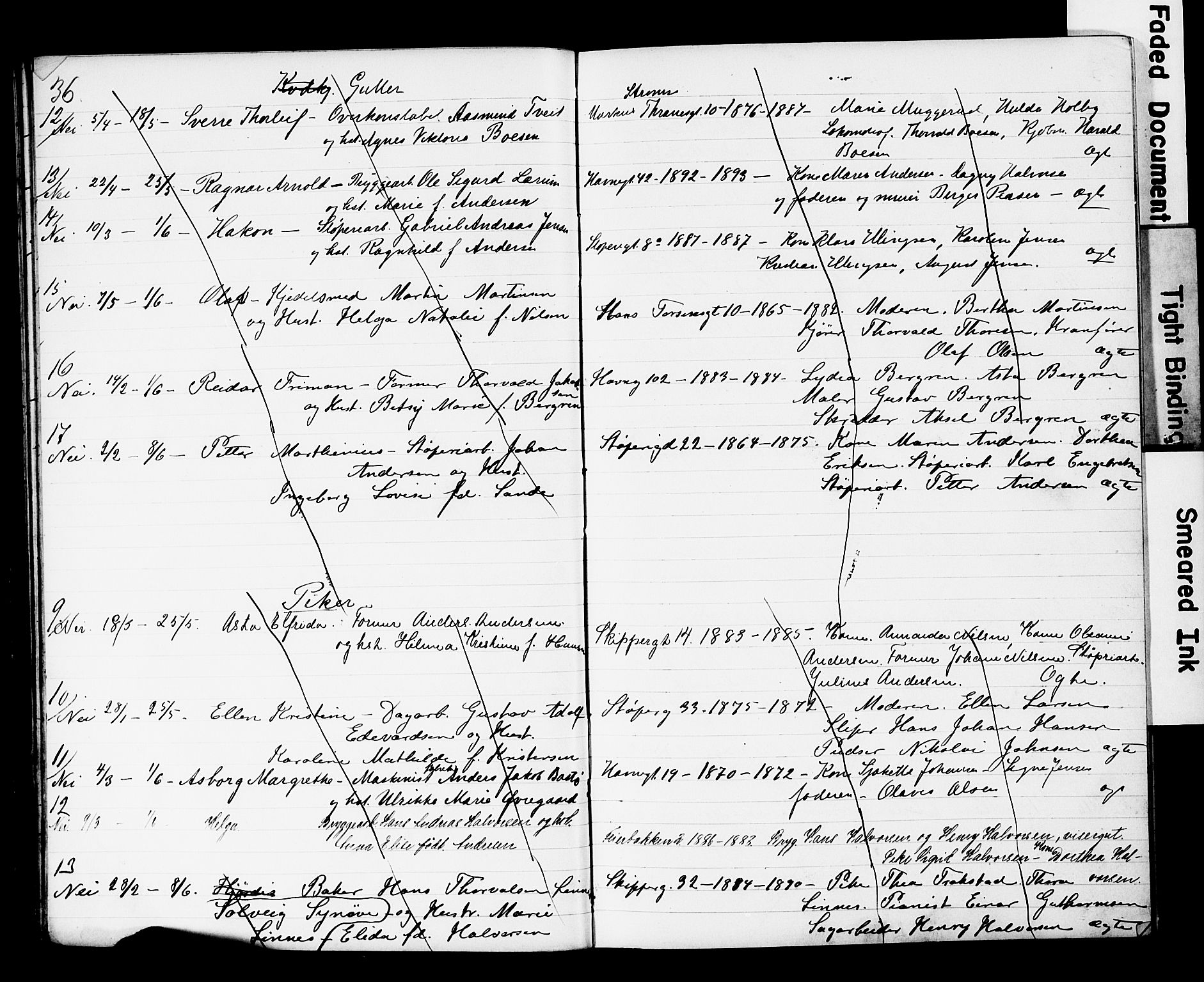 Strømsø kirkebøker, AV/SAKO-A-246/Y/Yb/L0002: Parish register draft no. II 2, 1907-1915, p. 36