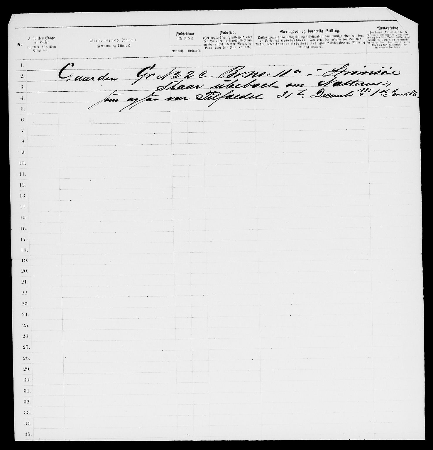 SAKO, 1885 census for 0602 Drammen, 1885, p. 9