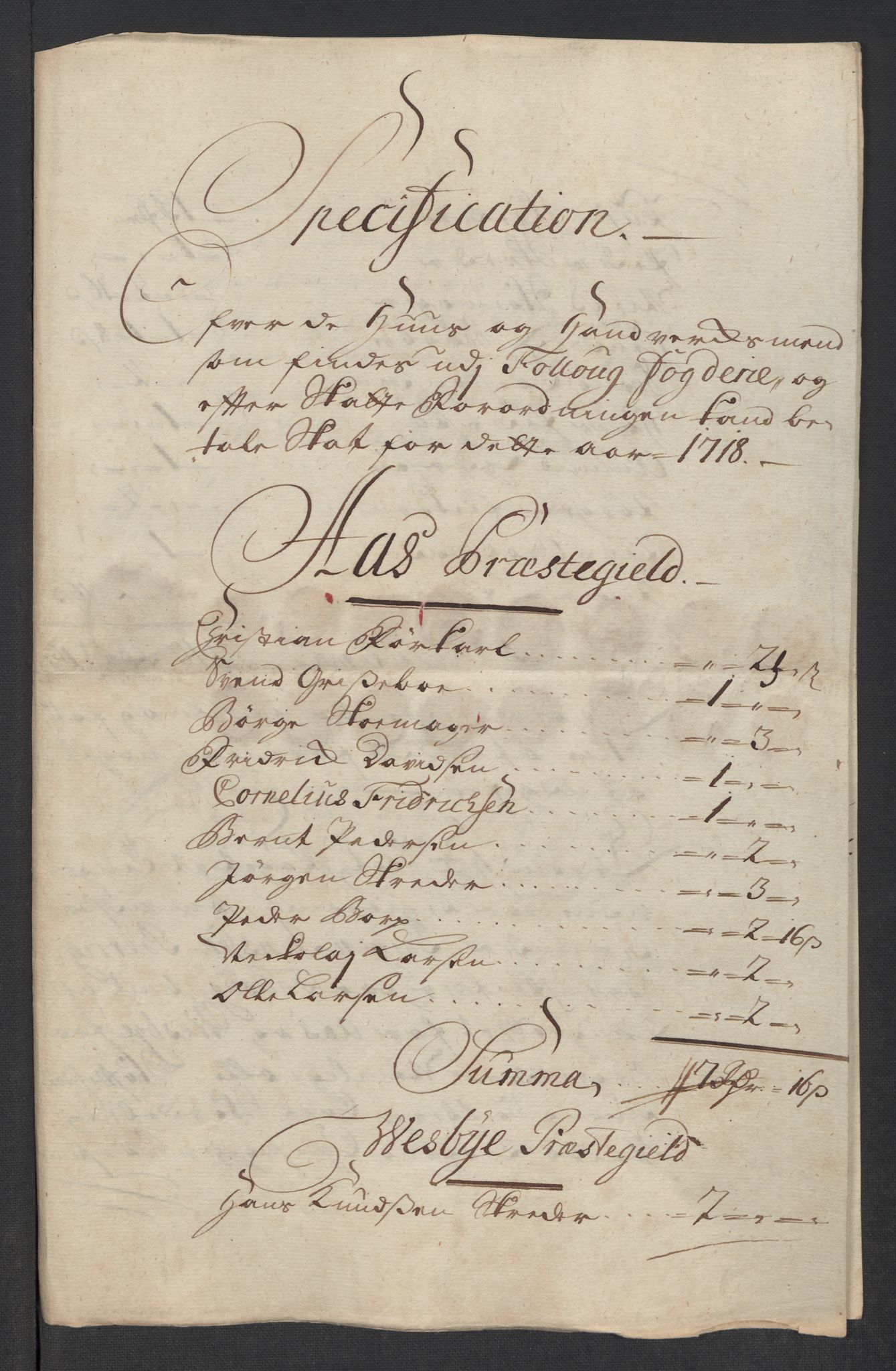 Rentekammeret inntil 1814, Reviderte regnskaper, Fogderegnskap, RA/EA-4092/R10/L0456: Fogderegnskap Aker og Follo, 1718, p. 139