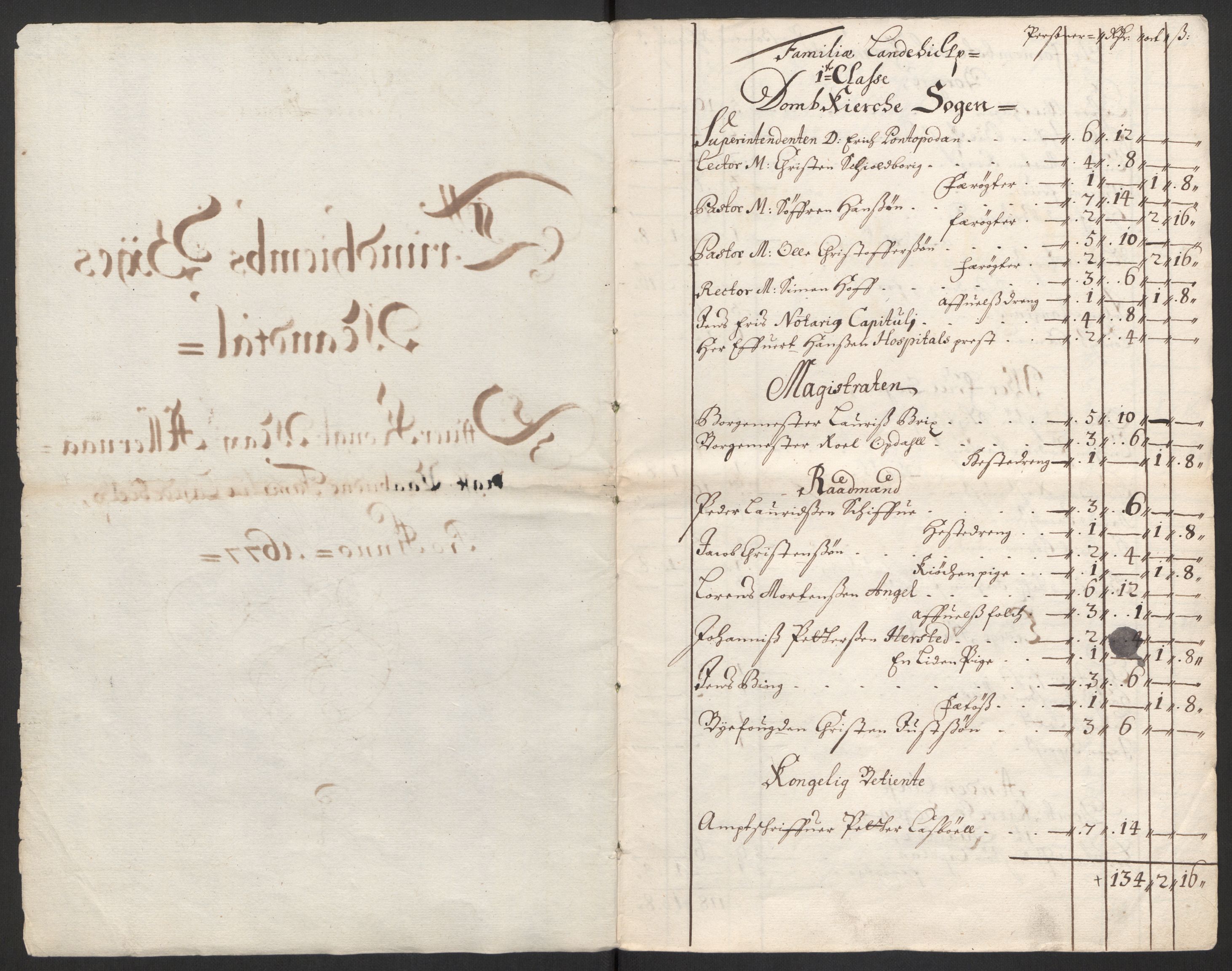 Rentekammeret inntil 1814, Reviderte regnskaper, Byregnskaper, AV/RA-EA-4066/R/Rs/L0504: [S1] Kontribusjonsregnskap, 1631-1684, p. 248