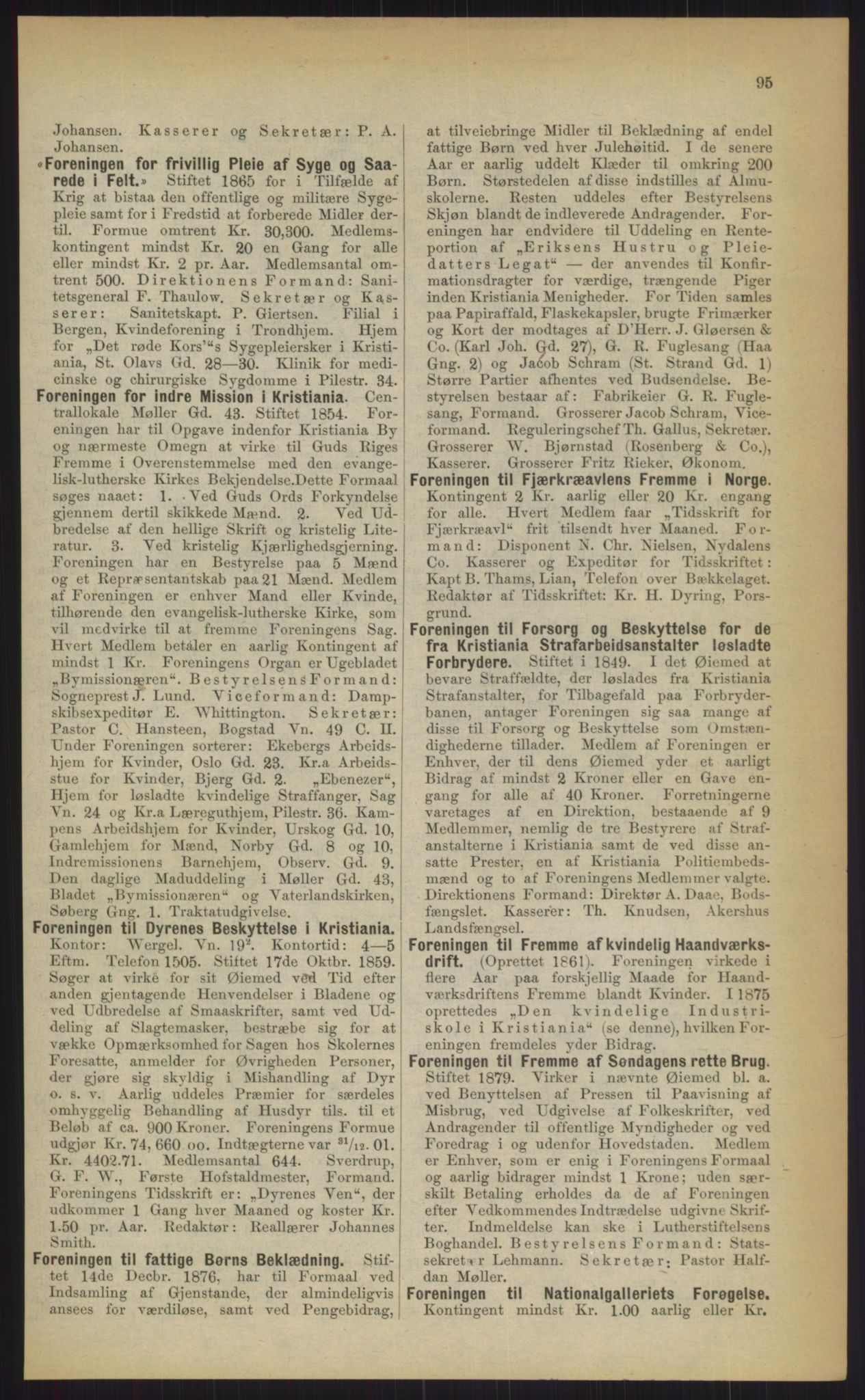 Kristiania/Oslo adressebok, PUBL/-, 1903, p. 95