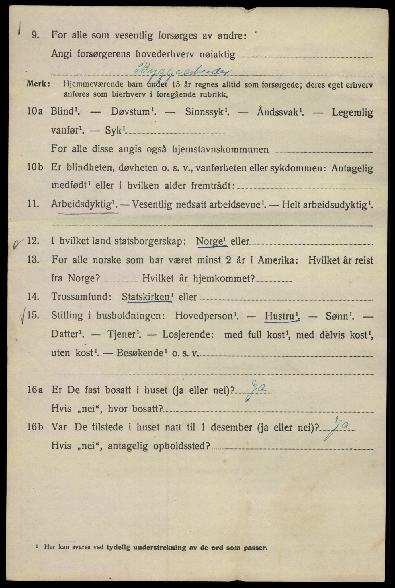 SAO, 1920 census for Kristiania, 1920, p. 360998