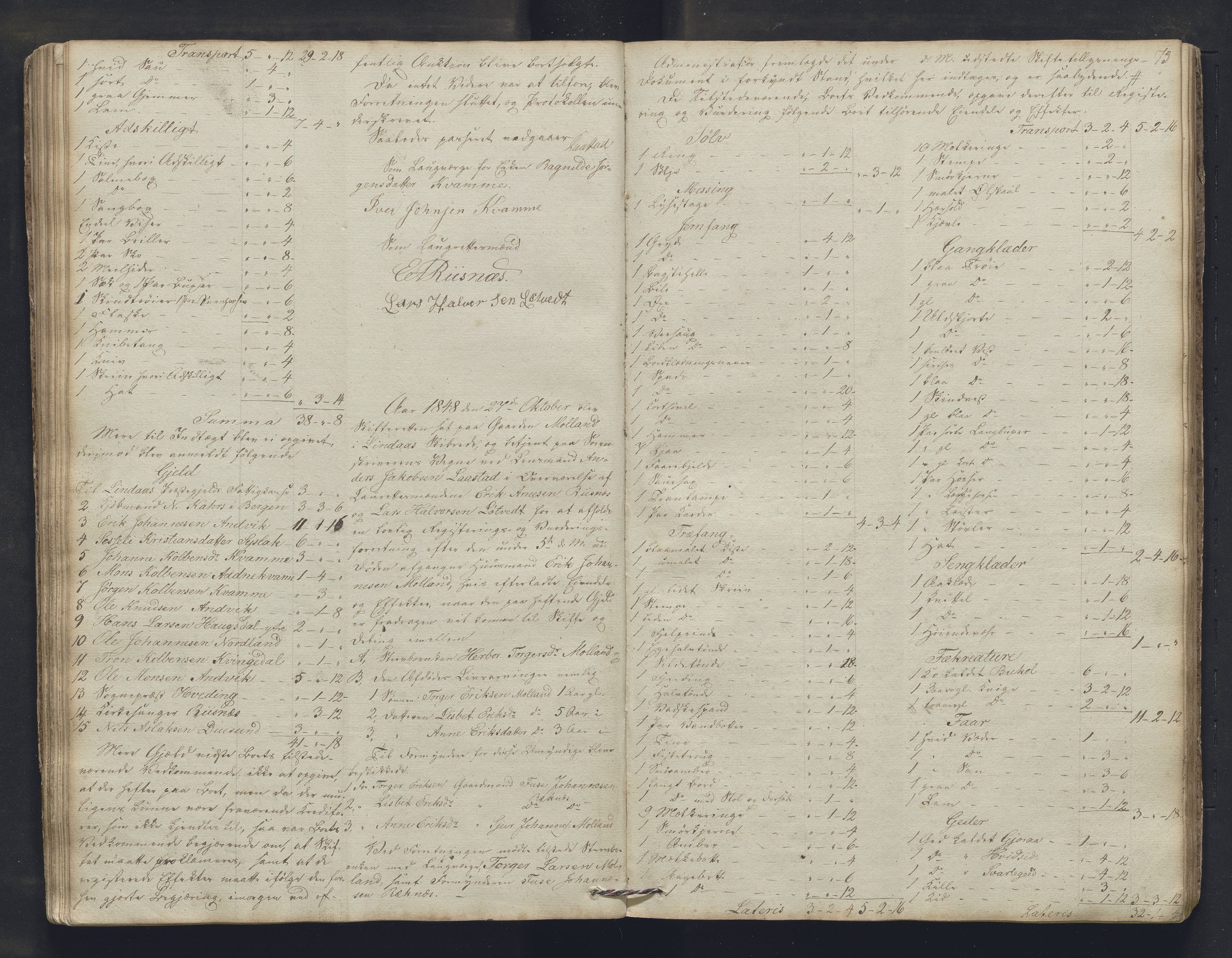 Nordhordland sorenskrivar, AV/SAB-A-2901/1/H/Hb/L0015: Registreringsprotokollar, 1846-1850, p. 73