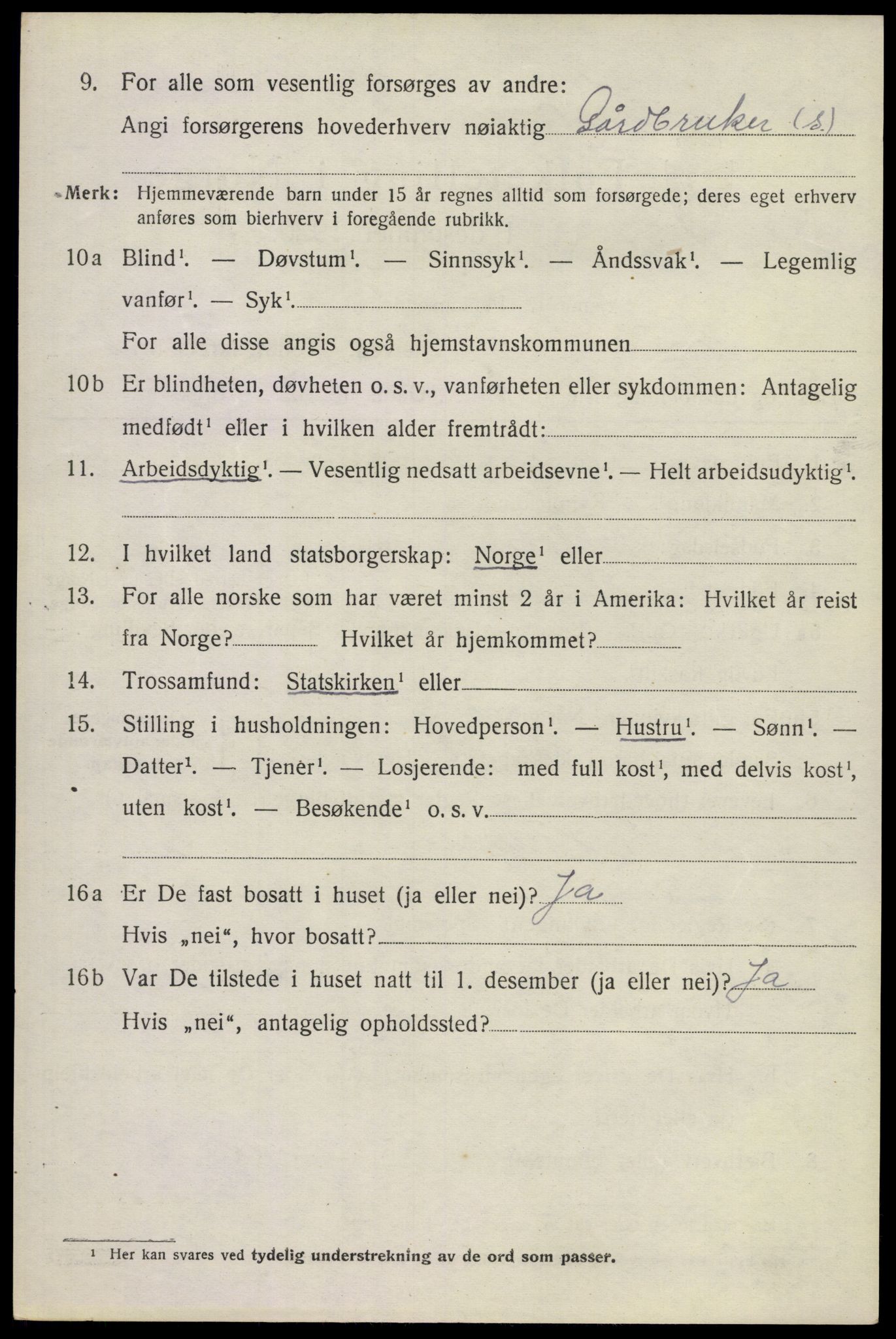 SAKO, 1920 census for Modum, 1920, p. 21006