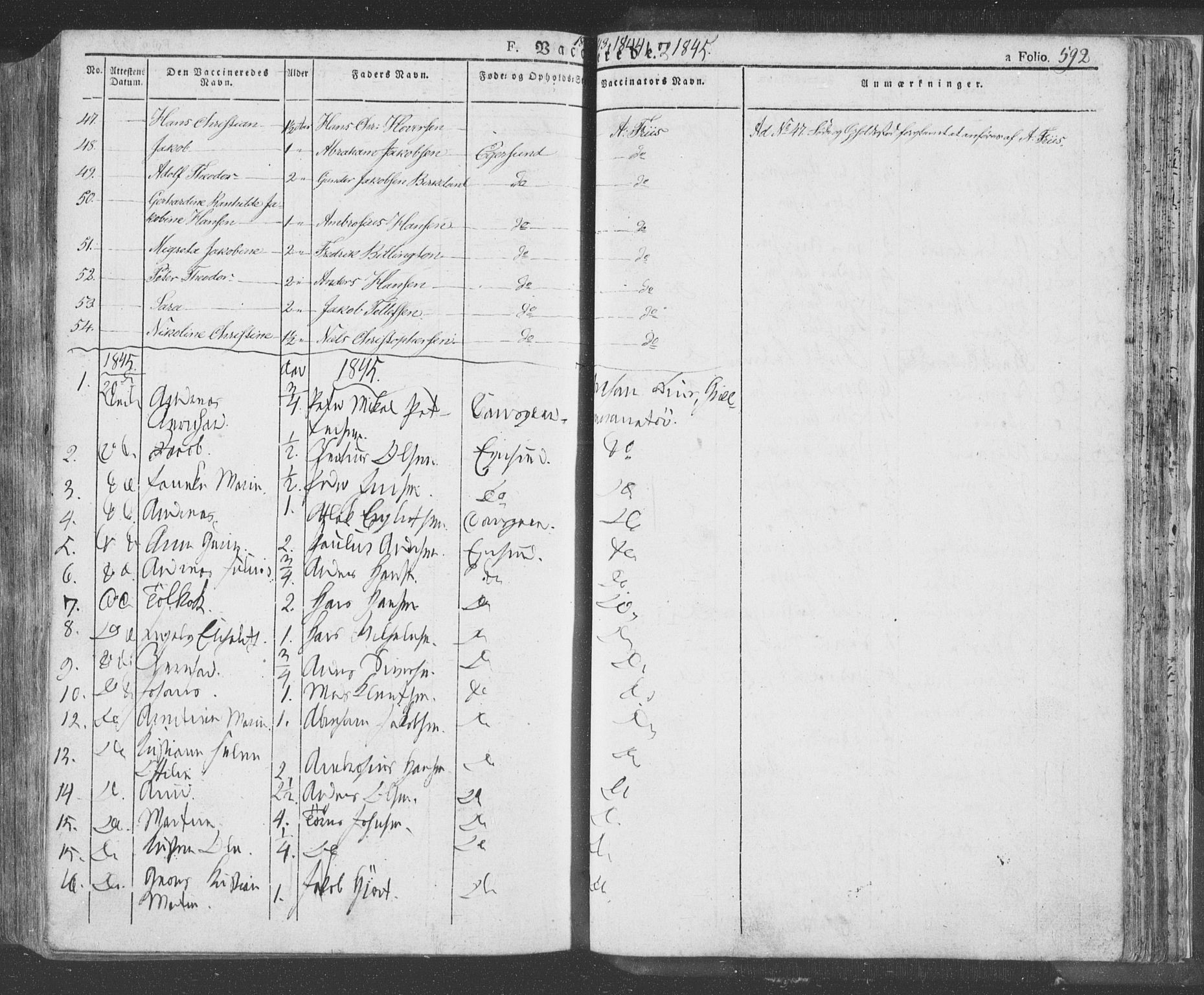 Eigersund sokneprestkontor, SAST/A-101807/S08/L0009: Parish register (official) no. A 9, 1827-1850, p. 592