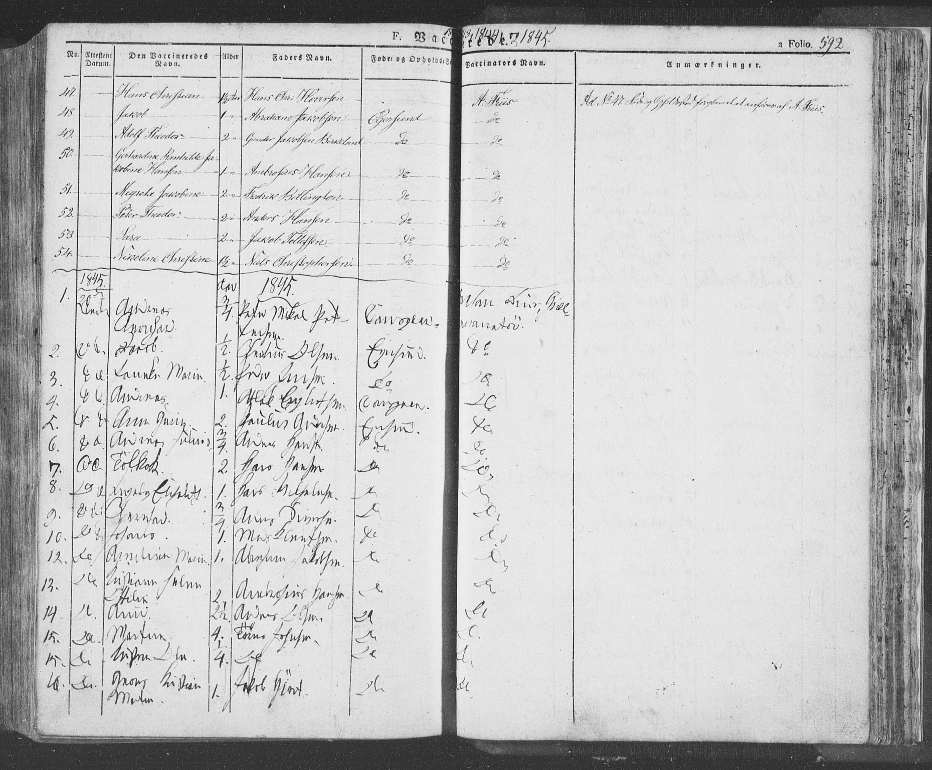 Eigersund sokneprestkontor, AV/SAST-A-101807/S08/L0009: Parish register (official) no. A 9, 1827-1850, p. 592