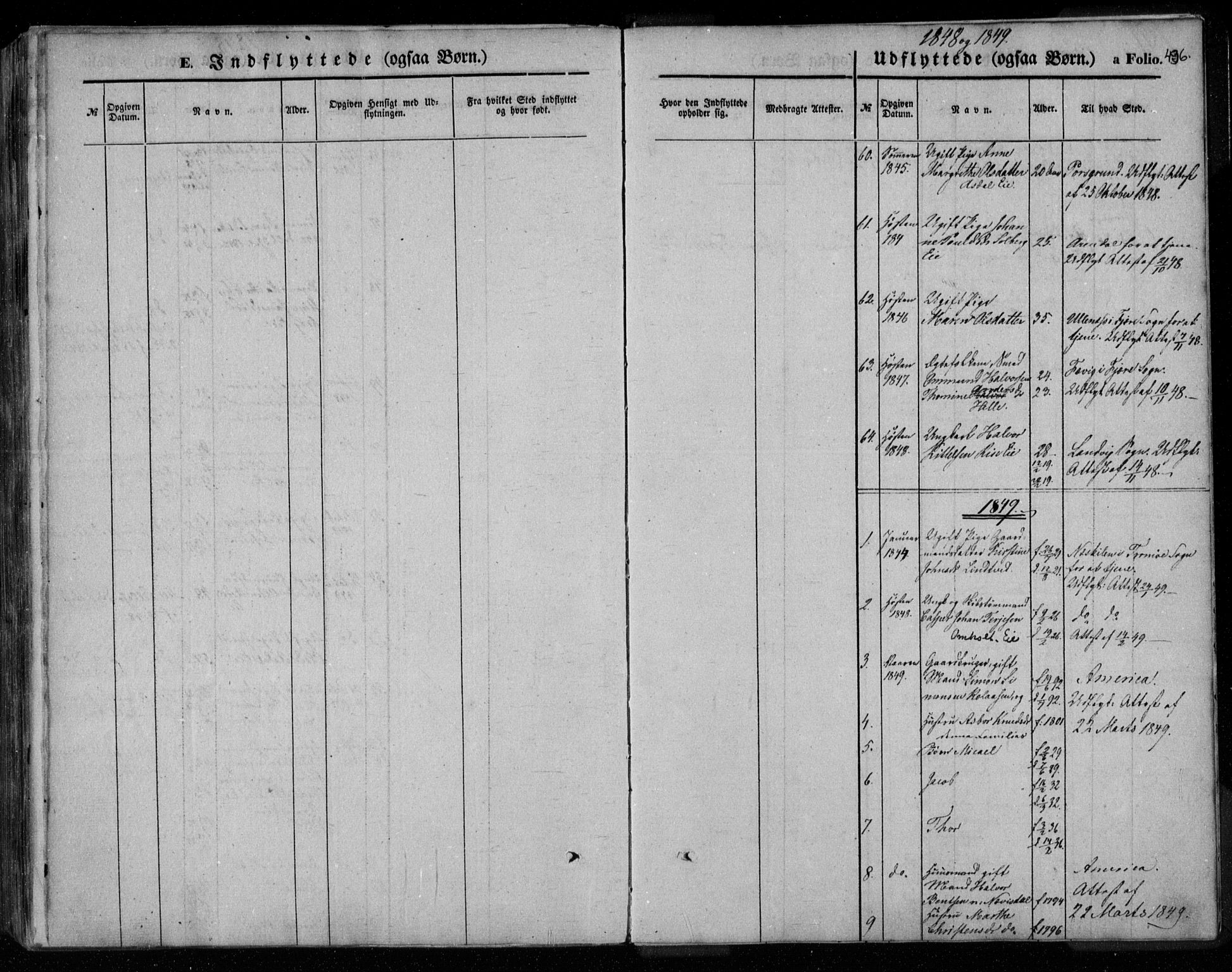 Øyestad sokneprestkontor, AV/SAK-1111-0049/F/Fa/L0014: Parish register (official) no. A 14, 1843-1856, p. 496