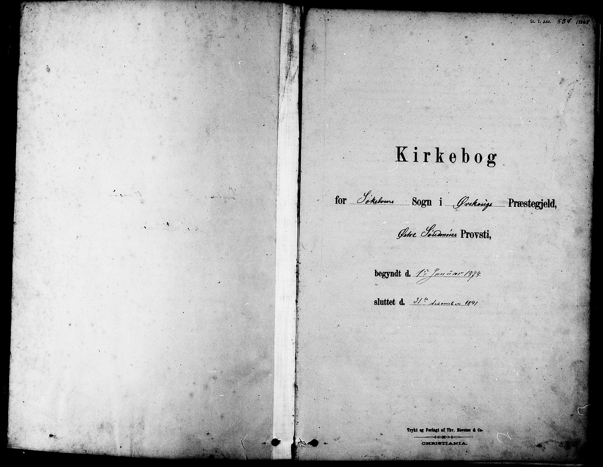 Ministerialprotokoller, klokkerbøker og fødselsregistre - Møre og Romsdal, SAT/A-1454/523/L0339: Parish register (copy) no. 523C02, 1878-1891