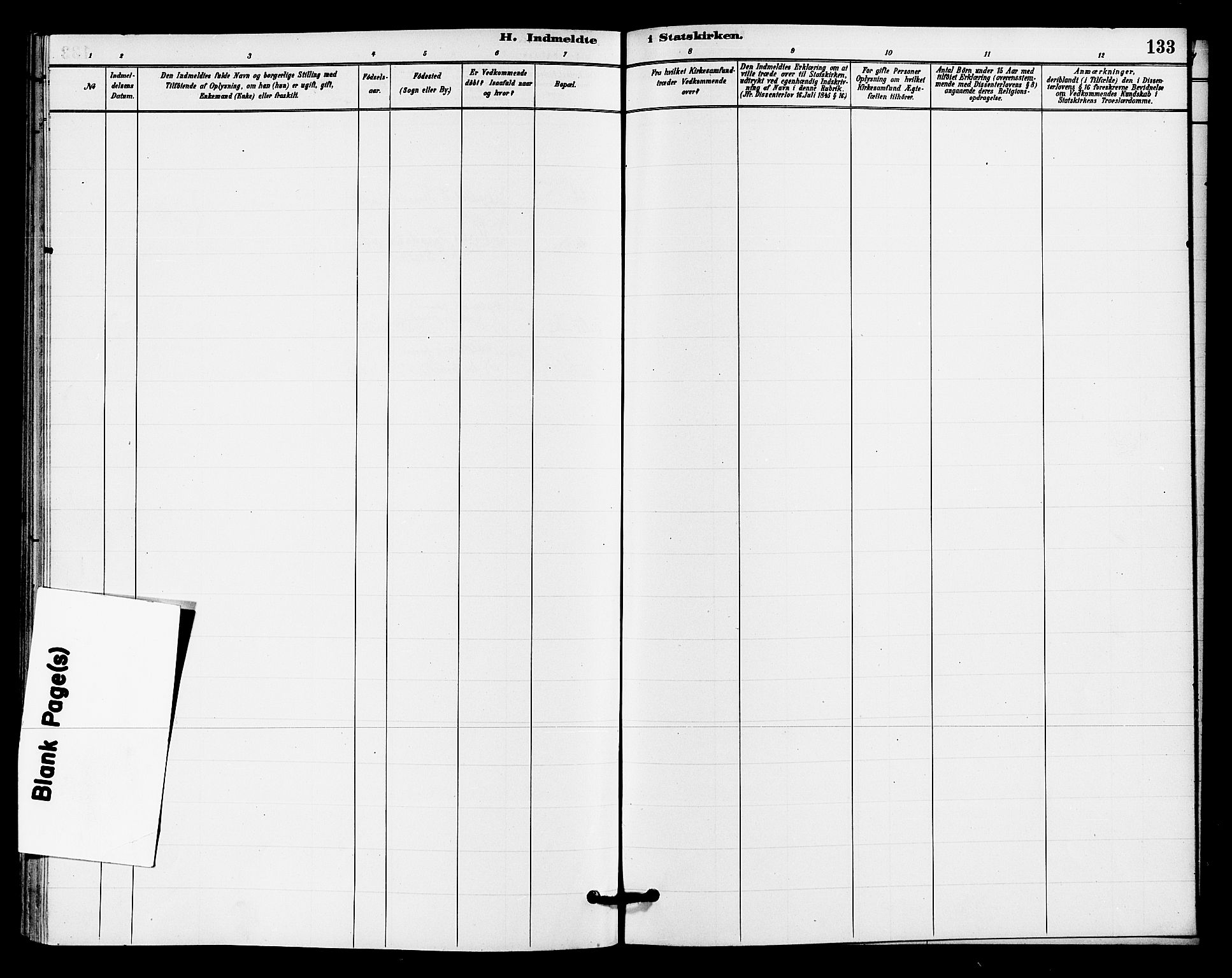 Ådal kirkebøker, AV/SAKO-A-248/F/Fb/L0001: Parish register (official) no. II 1, 1884-1897, p. 133