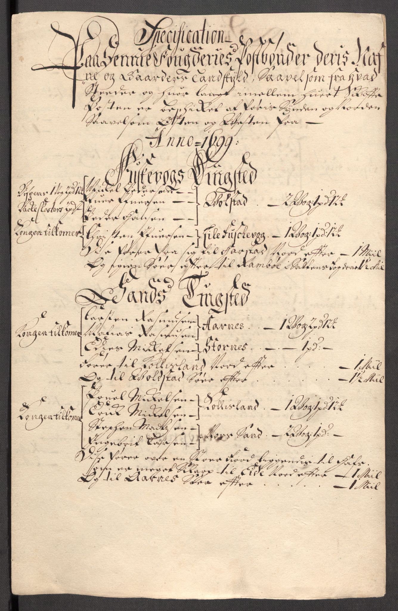 Rentekammeret inntil 1814, Reviderte regnskaper, Fogderegnskap, AV/RA-EA-4092/R68/L4754: Fogderegnskap Senja og Troms, 1697-1699, p. 360