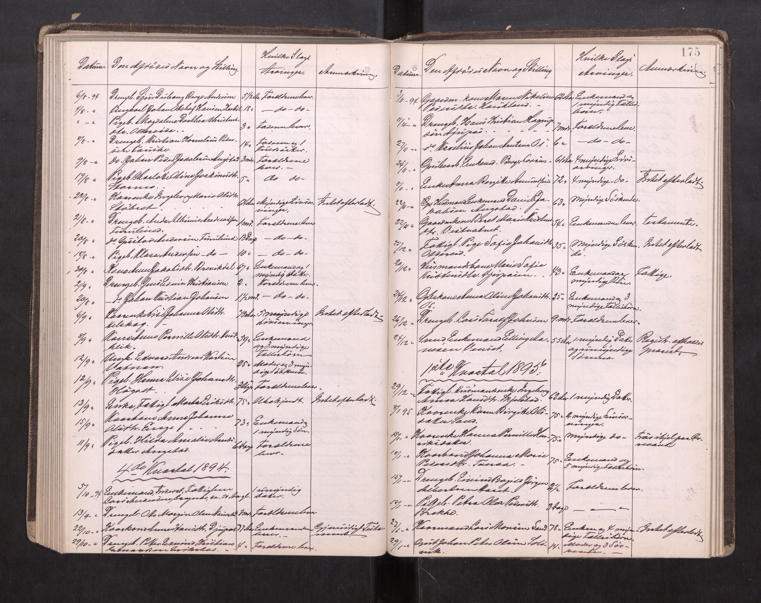 Salten sorenskriveri, AV/SAT-A-4578/1/3/3L/L0003: Dødsfallprotokoll, 1890-1895, p. 175