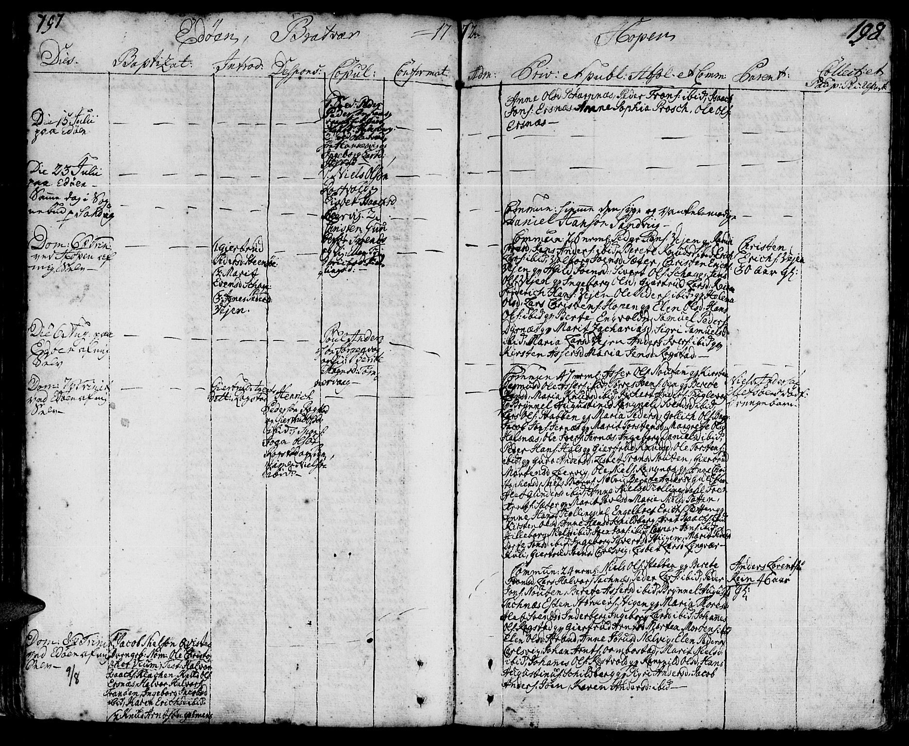 Ministerialprotokoller, klokkerbøker og fødselsregistre - Møre og Romsdal, AV/SAT-A-1454/581/L0932: Parish register (official) no. 581A02, 1767-1823, p. 197-198