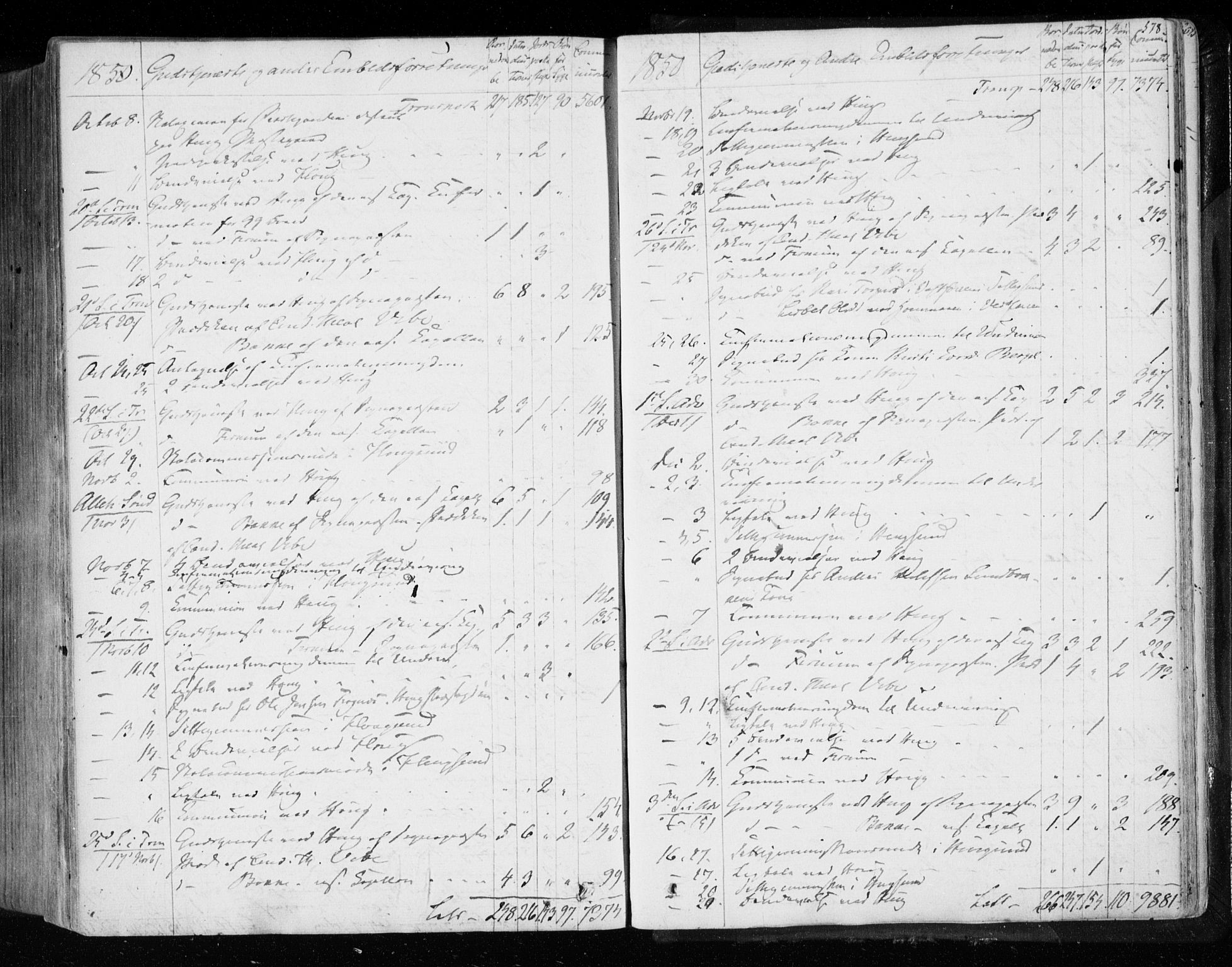 Eiker kirkebøker, AV/SAKO-A-4/F/Fa/L0014: Parish register (official) no. I 14, 1846-1854, p. 578