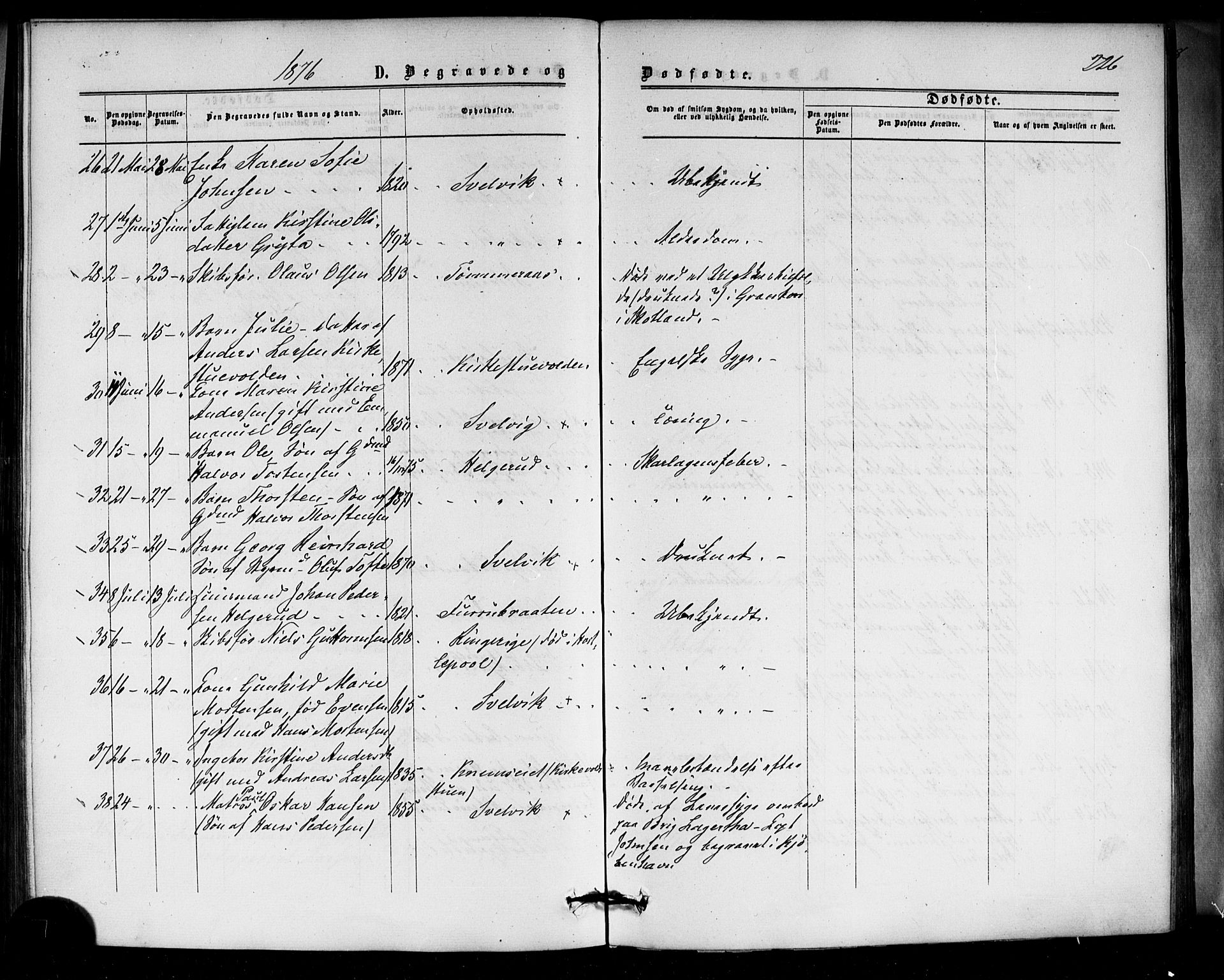 Strømm kirkebøker, AV/SAKO-A-322/F/Fa/L0002: Parish register (official) no. I 2, 1870-1877, p. 226