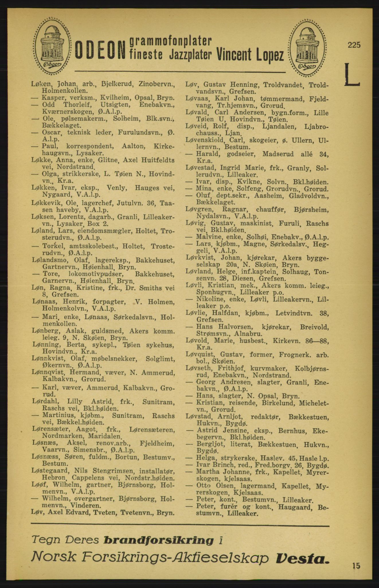 Aker adressebok/adressekalender, PUBL/001/A/003: Akers adressekalender, 1924-1925, p. 225