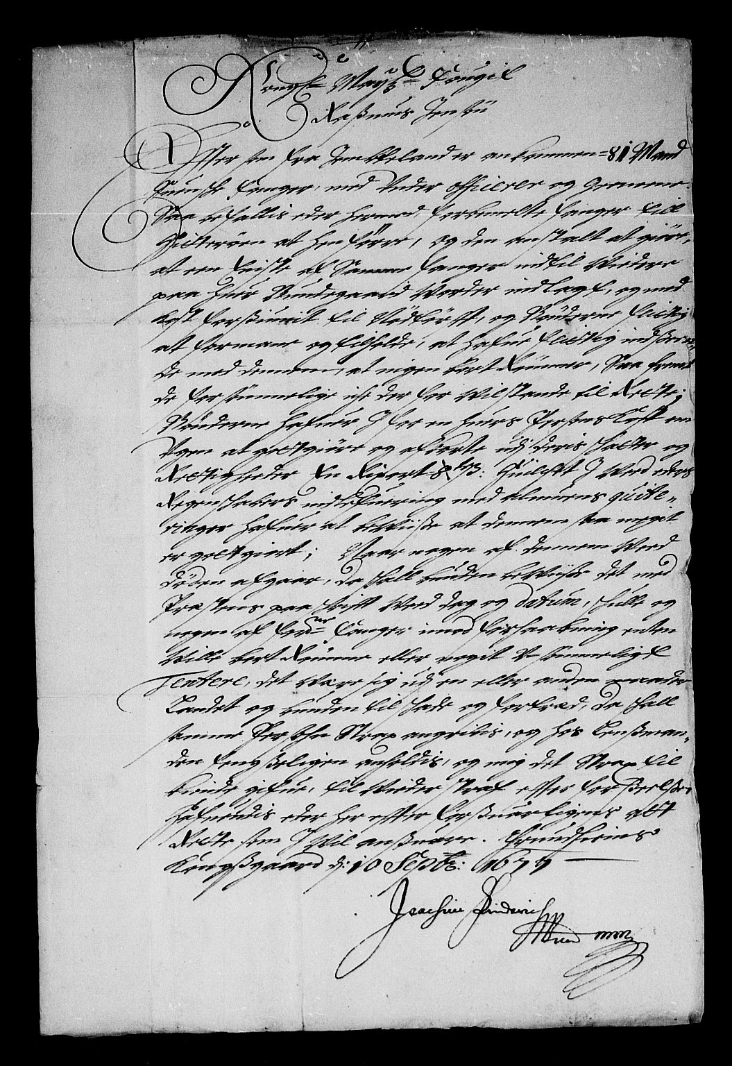 Rentekammeret inntil 1814, Reviderte regnskaper, Stiftamtstueregnskaper, Trondheim stiftamt og Nordland amt, AV/RA-EA-6044/R/Re/L0047: Trondheim stiftamt og Nordland amt, 1677