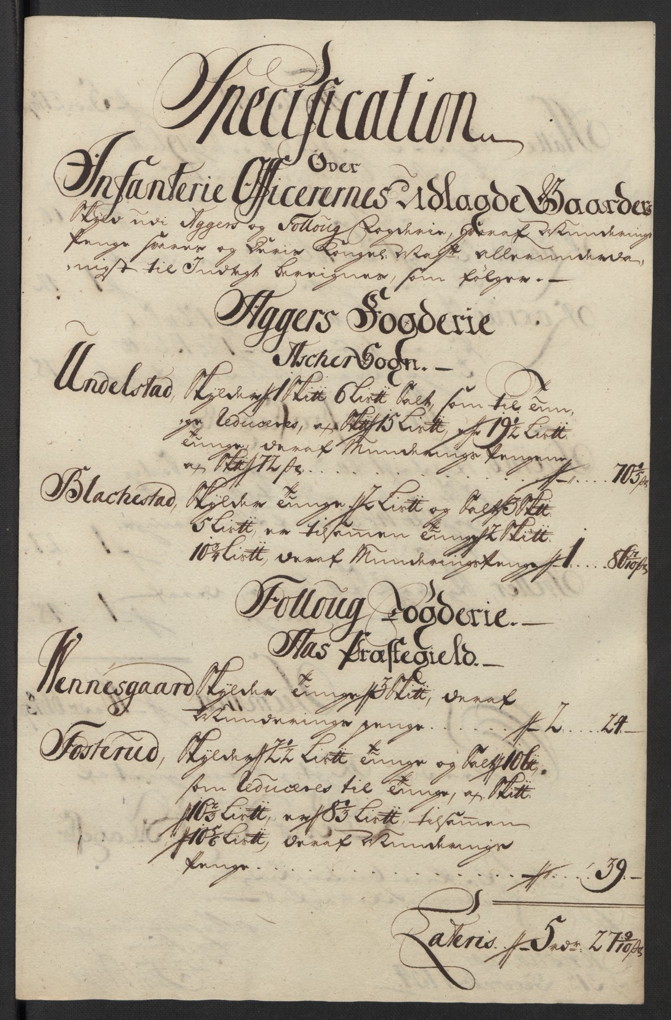 Rentekammeret inntil 1814, Reviderte regnskaper, Fogderegnskap, AV/RA-EA-4092/R10/L0473: Fogderegnskap Aker og Follo, 1734, p. 69