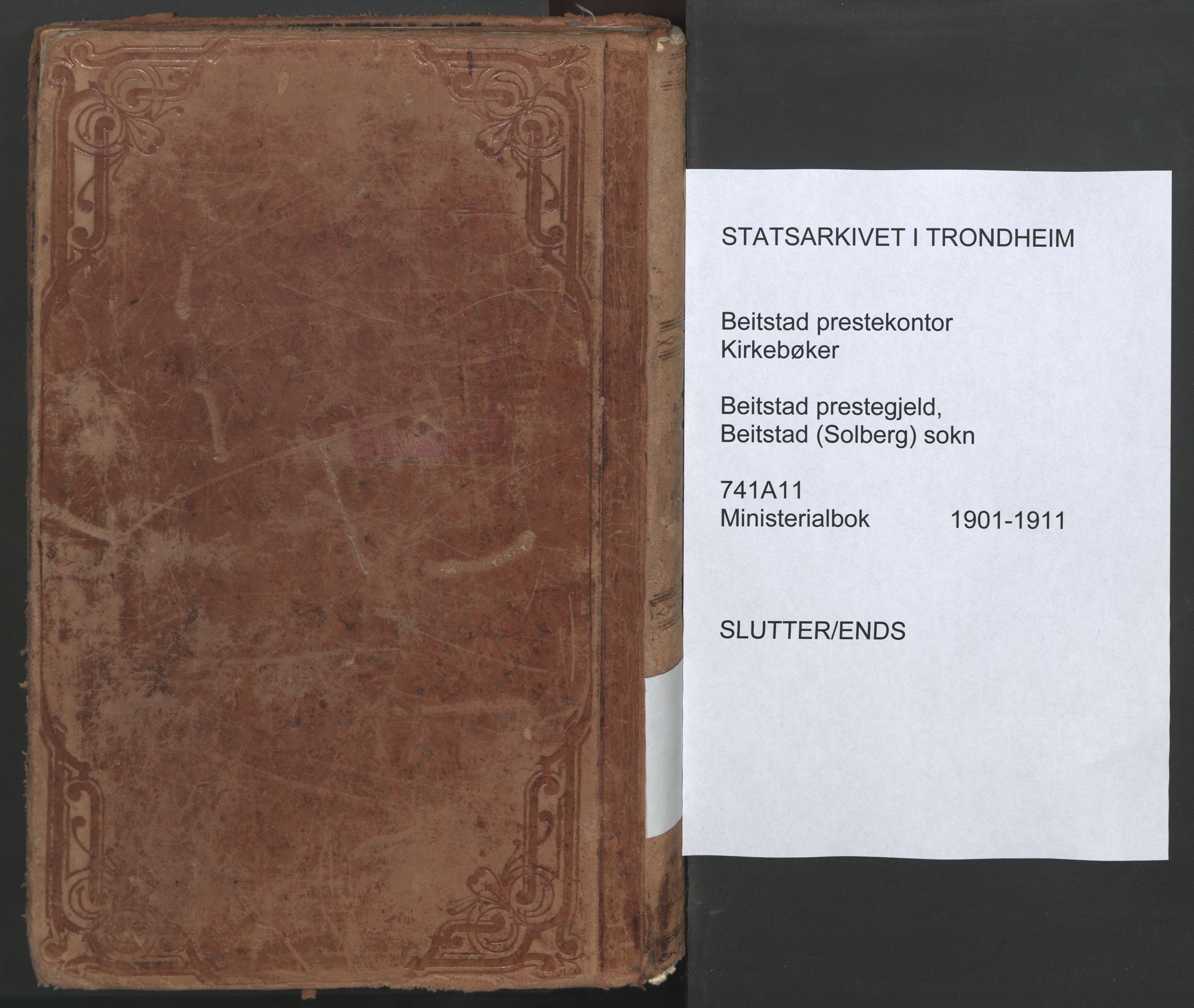 Ministerialprotokoller, klokkerbøker og fødselsregistre - Nord-Trøndelag, AV/SAT-A-1458/741/L0397: Parish register (official) no. 741A11, 1901-1911