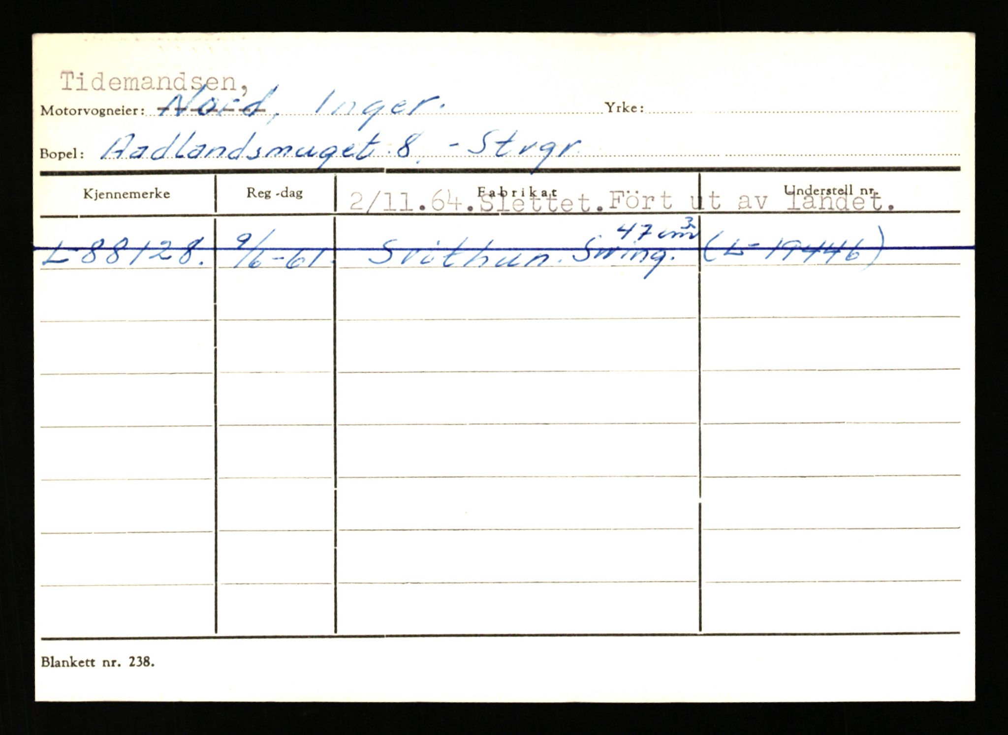 Stavanger trafikkstasjon, AV/SAST-A-101942/0/H/L0038: Sørbø - Tjeltveit, 1930-1971, p. 2183