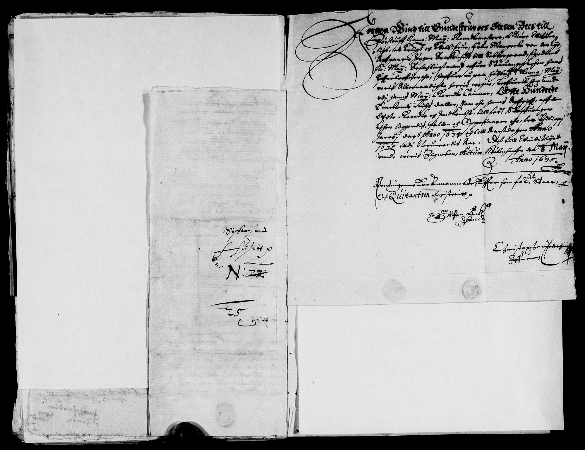 Rentekammeret inntil 1814, Reviderte regnskaper, Lensregnskaper, AV/RA-EA-5023/R/Rb/Rbs/L0018: Stavanger len, 1621-1635