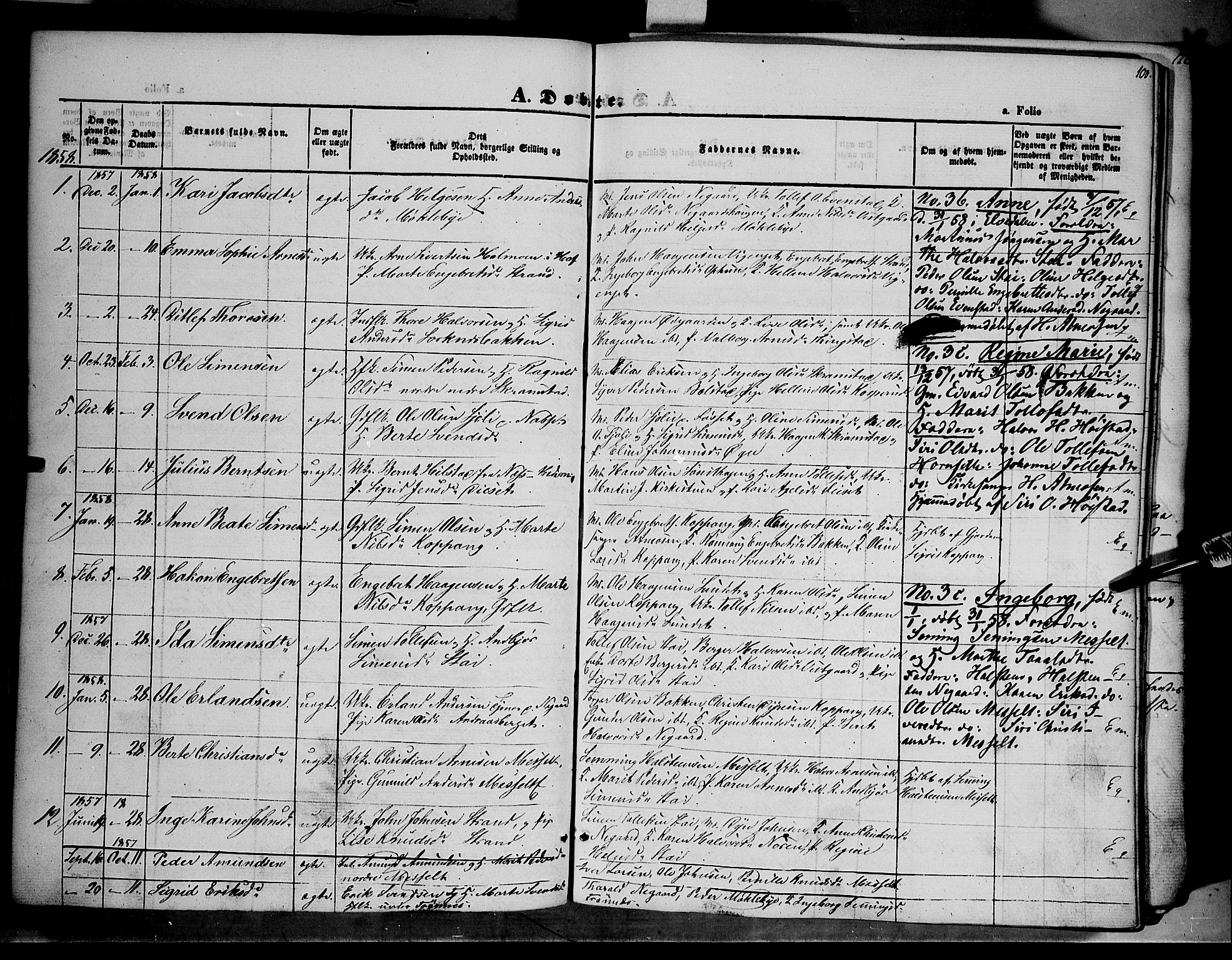 Åmot prestekontor, Hedmark, AV/SAH-PREST-056/H/Ha/Haa/L0006: Parish register (official) no. 6, 1842-1861, p. 100