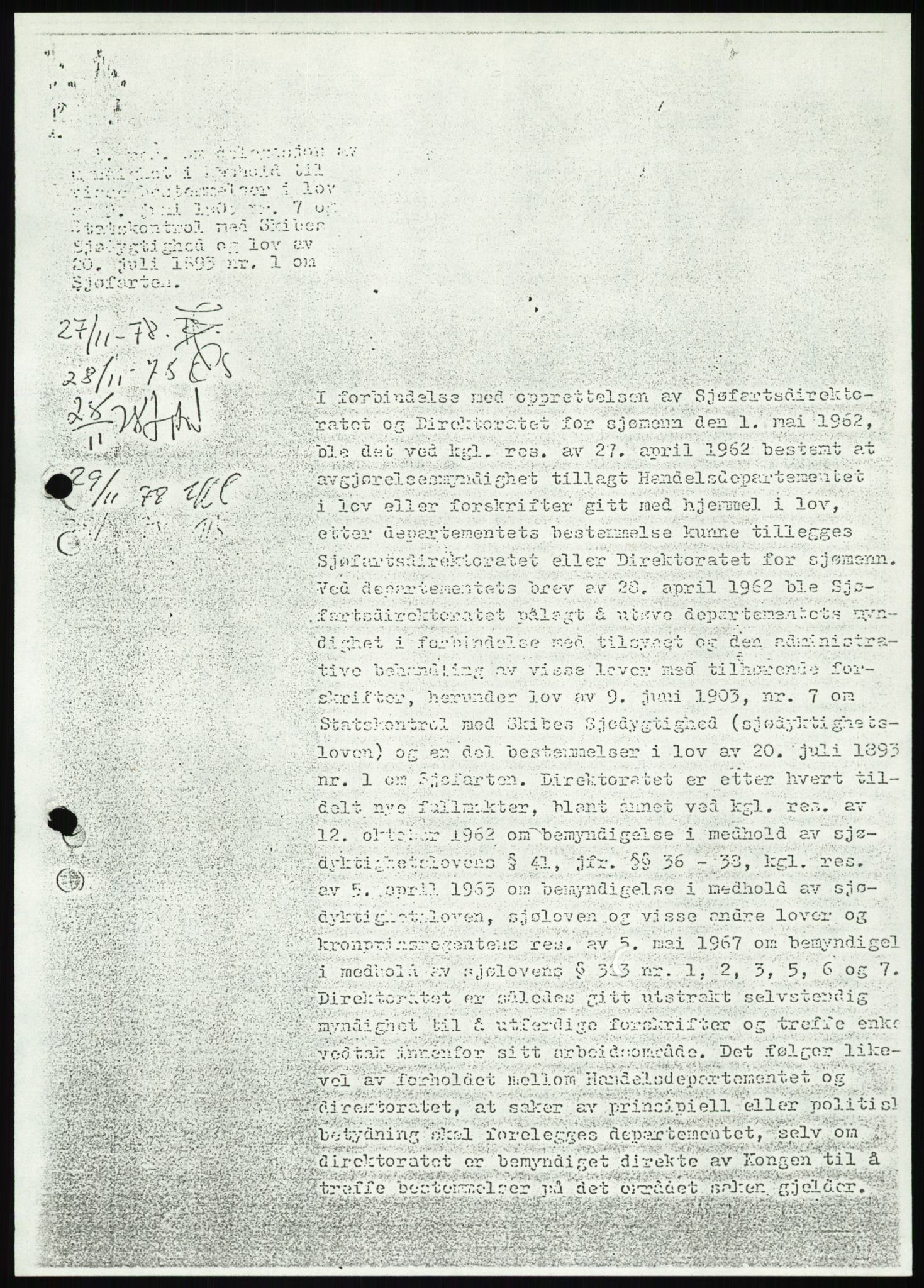 Justisdepartementet, Granskningskommisjonen ved Alexander Kielland-ulykken 27.3.1980, AV/RA-S-1165/D/L0012: H Sjøfartsdirektoratet/Skipskontrollen (Doku.liste + H1-H11, H13, H16-H22 av 52), 1980-1981, p. 42