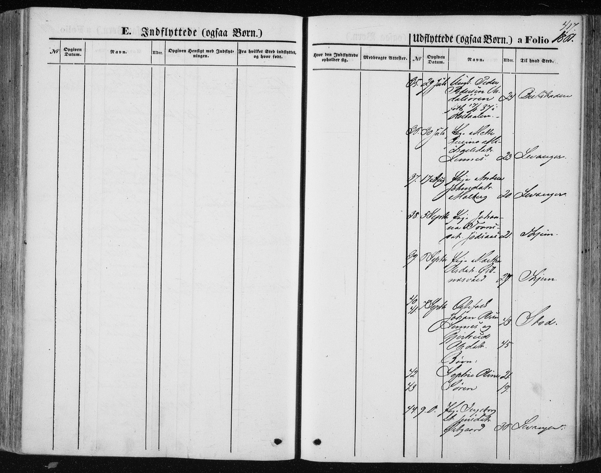 Ministerialprotokoller, klokkerbøker og fødselsregistre - Nord-Trøndelag, AV/SAT-A-1458/723/L0241: Parish register (official) no. 723A10, 1860-1869, p. 417