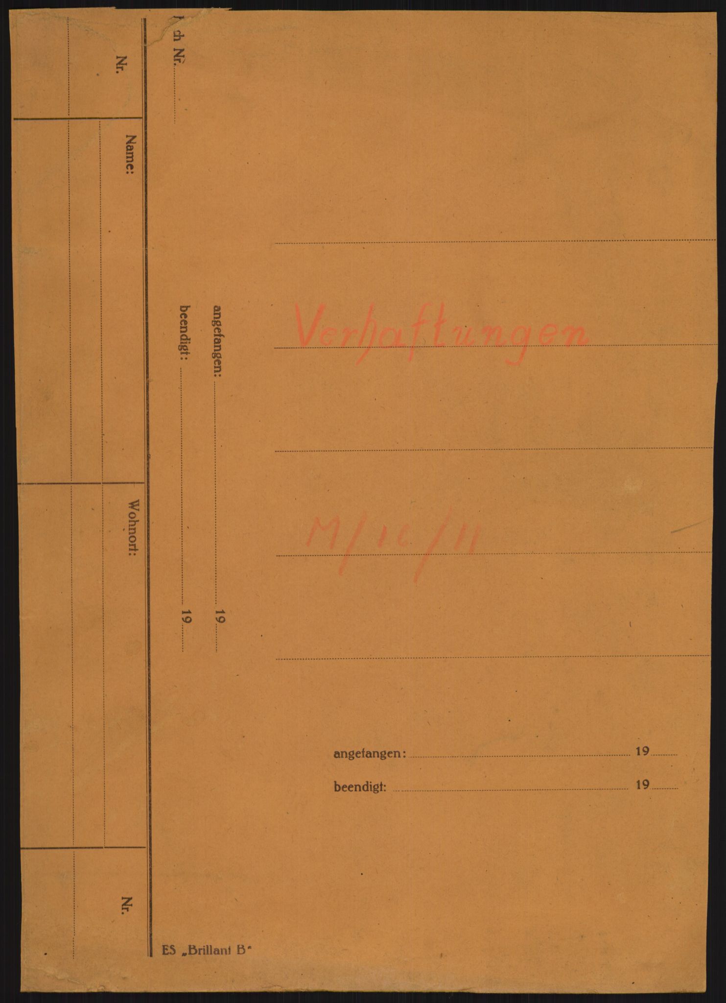 Deutscher Oberbefehlshaber Norwegen (DOBN), AV/RA-RAFA-2197/D/Do/L0253/0003: TAB Gratangen/Bardufoss / Verhaftungen M/16/11, 1945