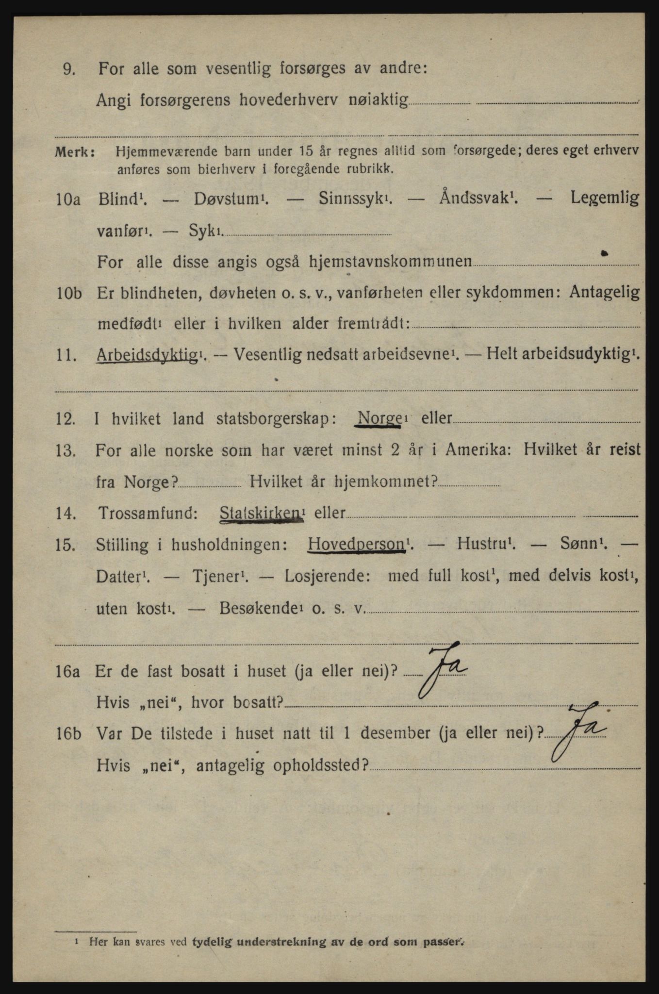 SAO, 1920 census for Idd, 1920, p. 10914